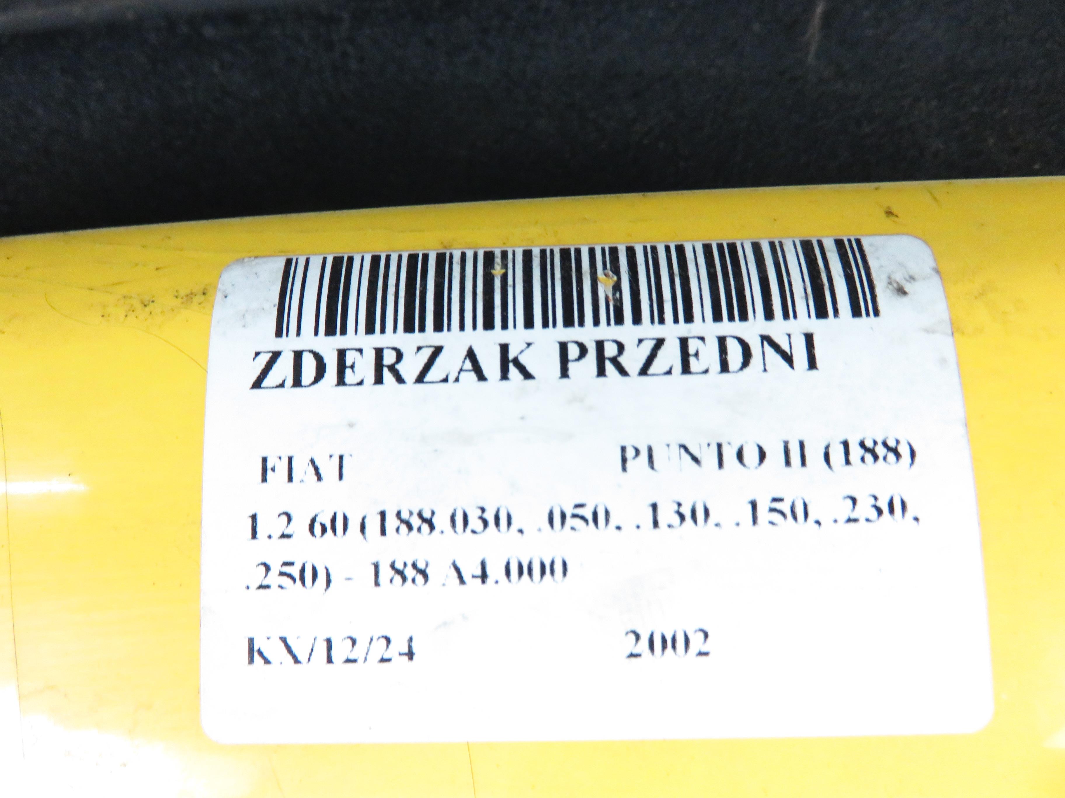 FIAT Punto 2 generation (1999-2003) Priekinis bamperis(buferis) 23316527