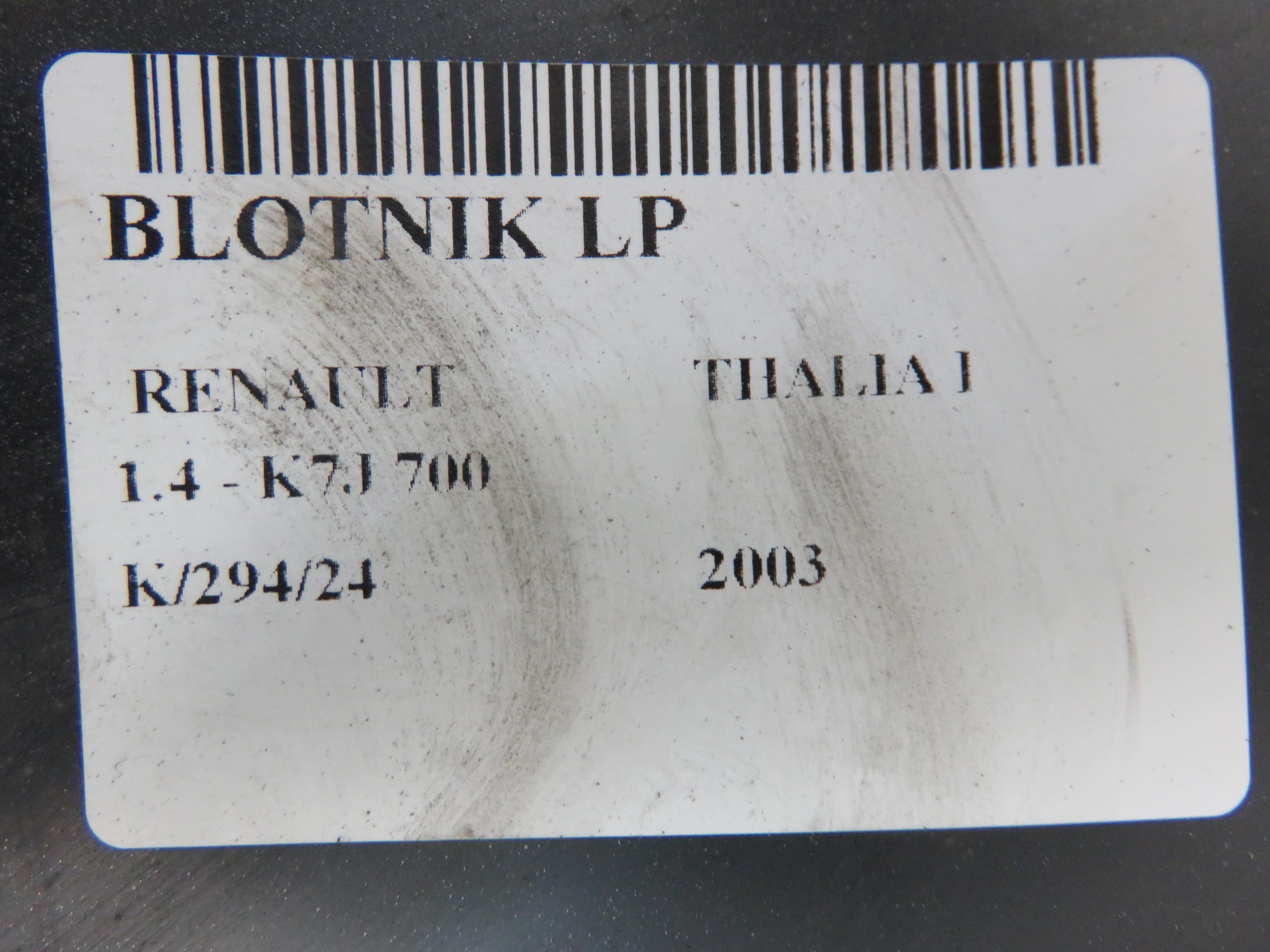 RENAULT Thalia 1 generation  (2002-2008) Front Left Fender 23855466