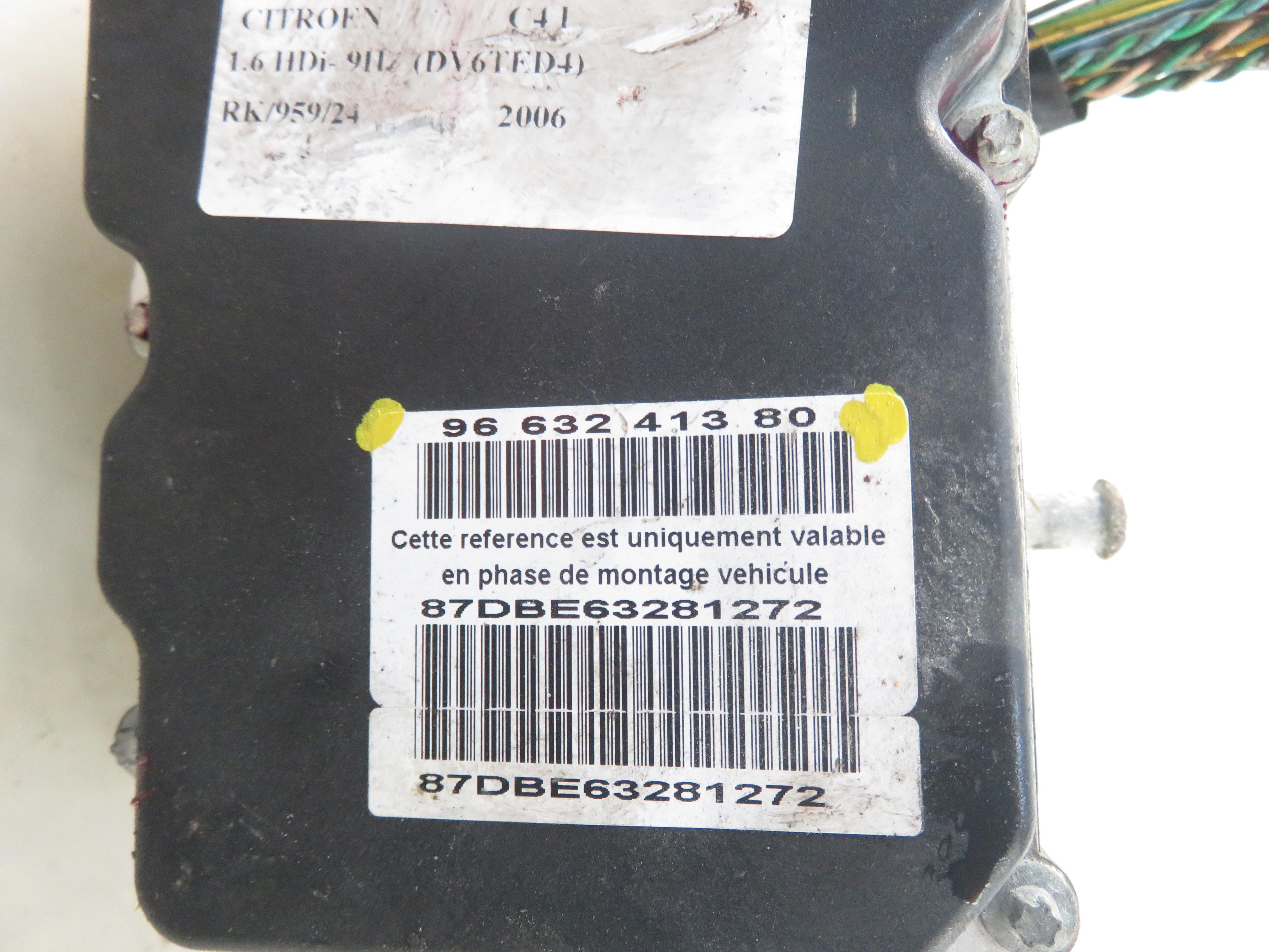 CITROËN C4 1 generation (2004-2011) ABS pump 0265950635,9663241380 26417576