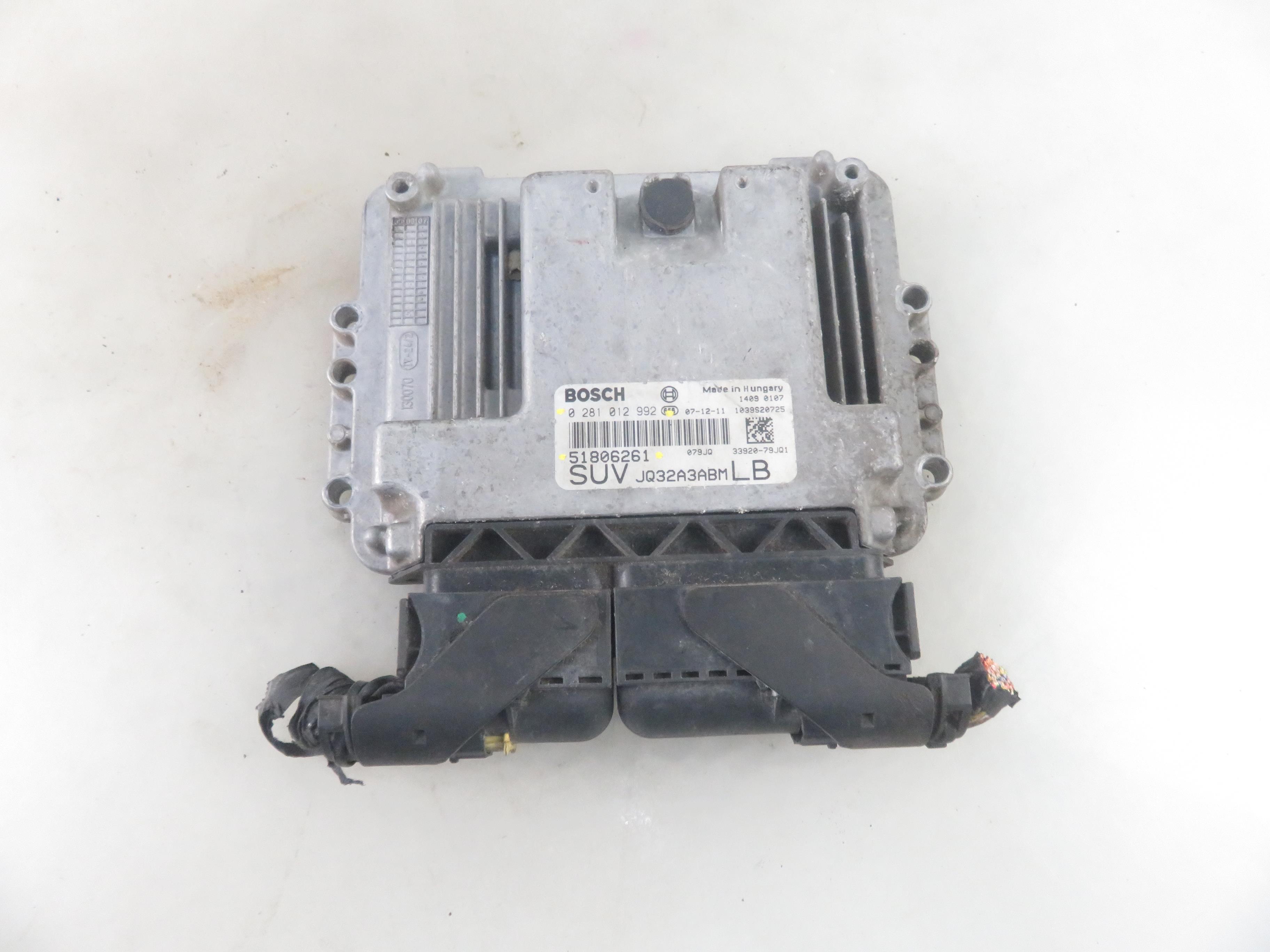 SUZUKI SX4 1 generation (2006-2014) Пристрій управління 0281012992,51806261 26954213