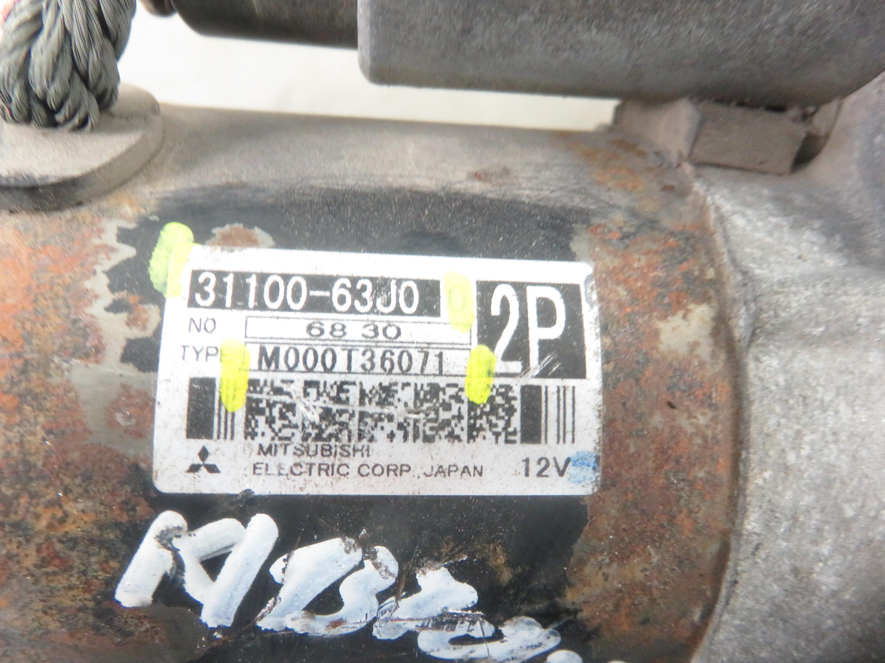 SUZUKI Swift 3 generation (2004-2010) Стартер 3110063J0,M000T36071 27570053