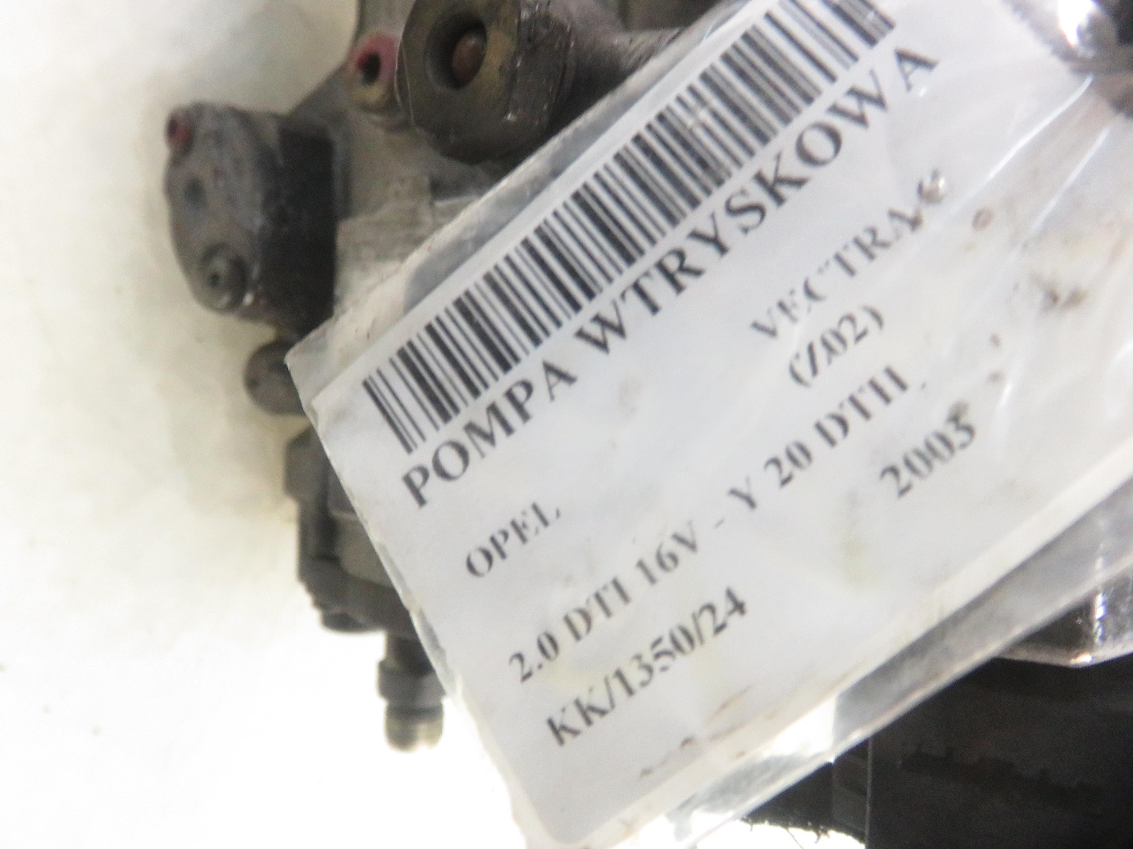 OPEL Vectra C (2002-2005) Паливний насос високого тиску 0281010717,0470504204,22451346 27801654