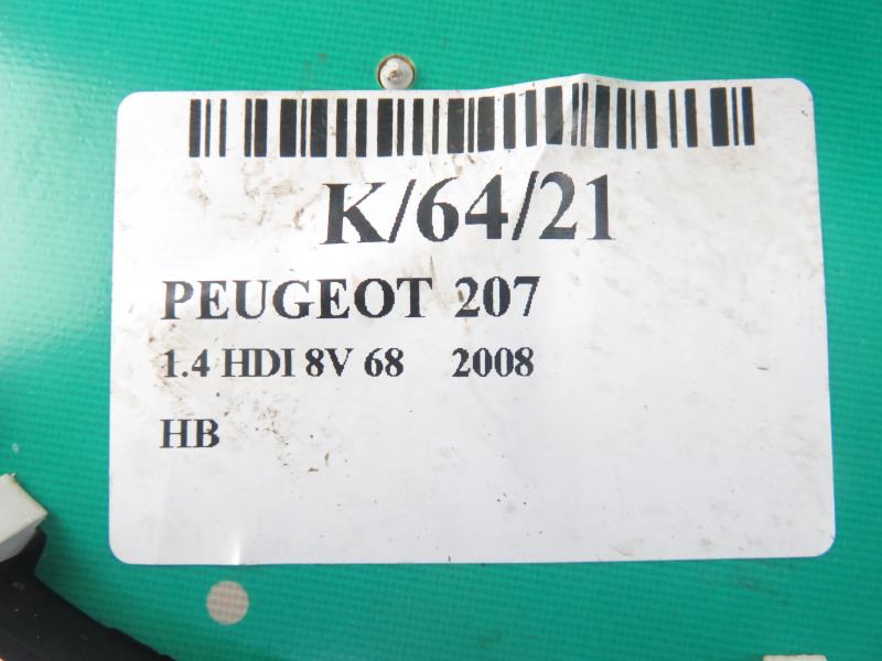 PEUGEOT 207 1 generation (2006-2009) Спидометр 9662904680 17921637