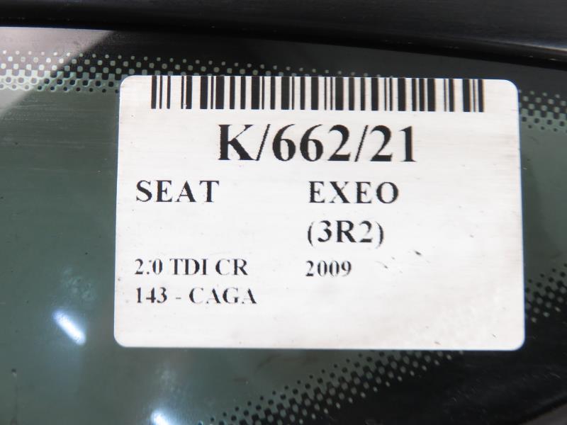 SEAT Exeo 1 generation (2009-2012) Dešinės pusės galinis šoninis kėbulo stiklas 17939168