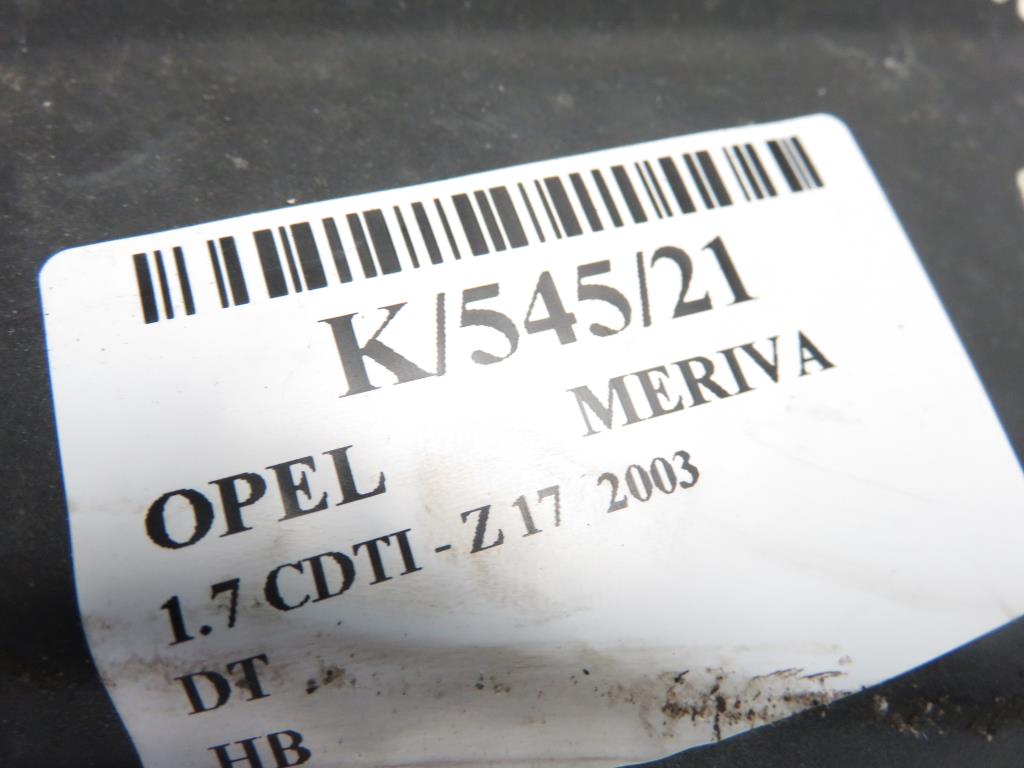 OPEL Meriva 1 generation (2002-2010) Légszűrő doboz 93394742 17786828