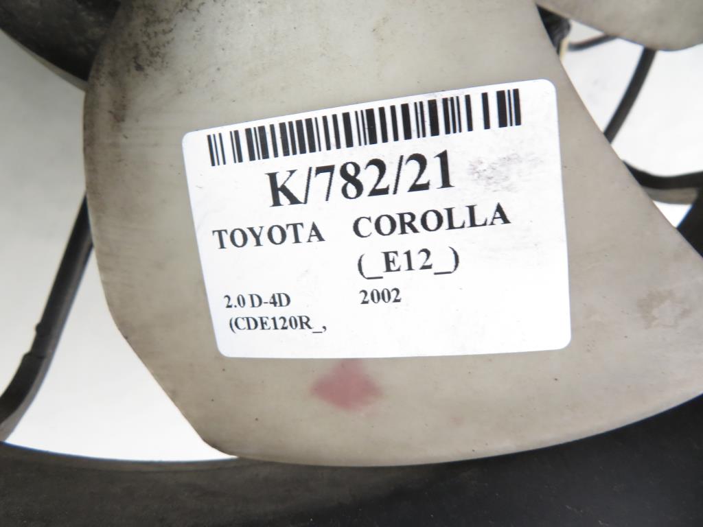 TOYOTA Corolla 9 generation E120/E130 (2000-2007) Moottorin ohjausyksikön tuuletin 17830741