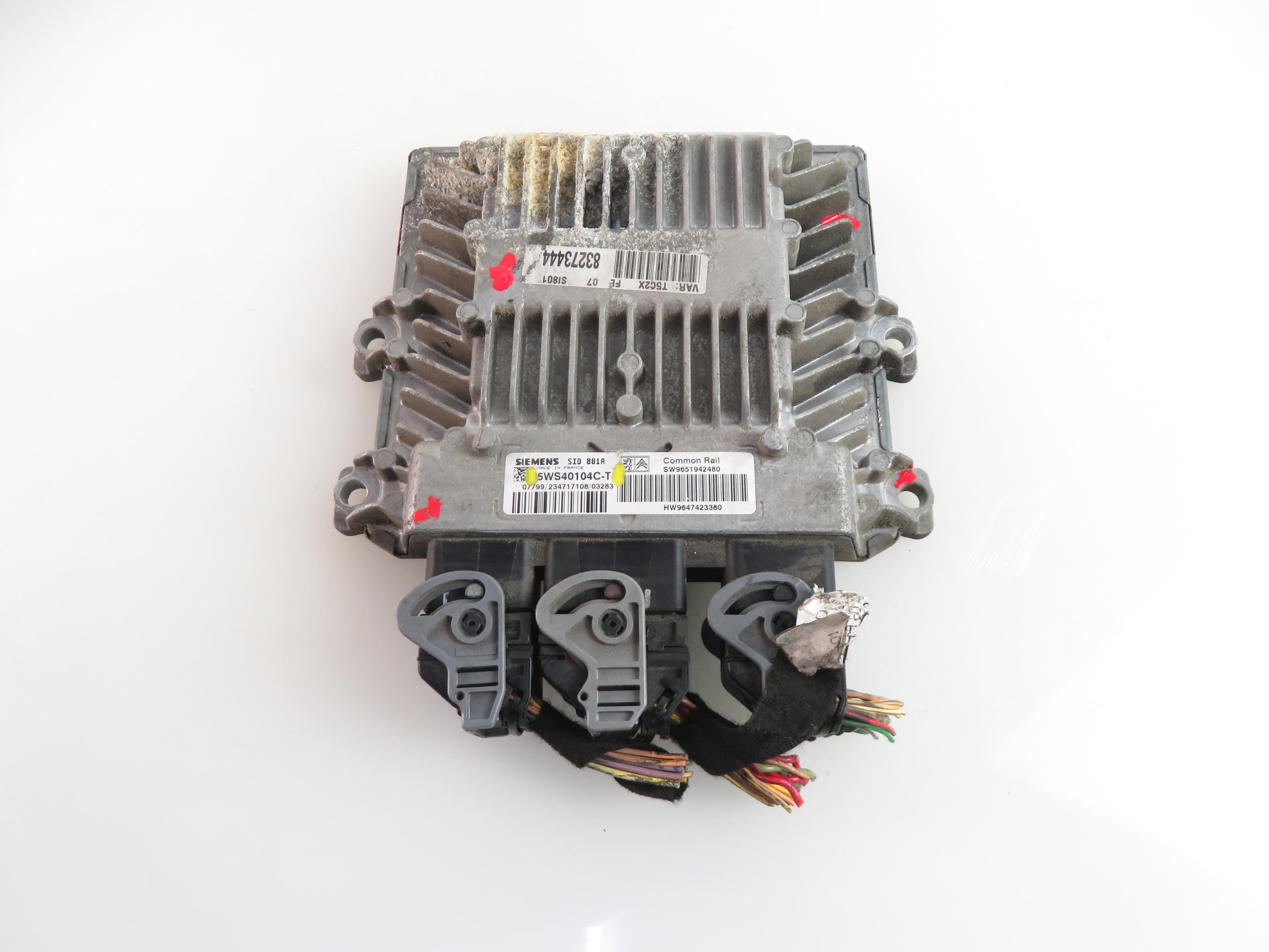 PEUGEOT 307 1 generation (2001-2008) Control Unit 5WS40104CT 17821490