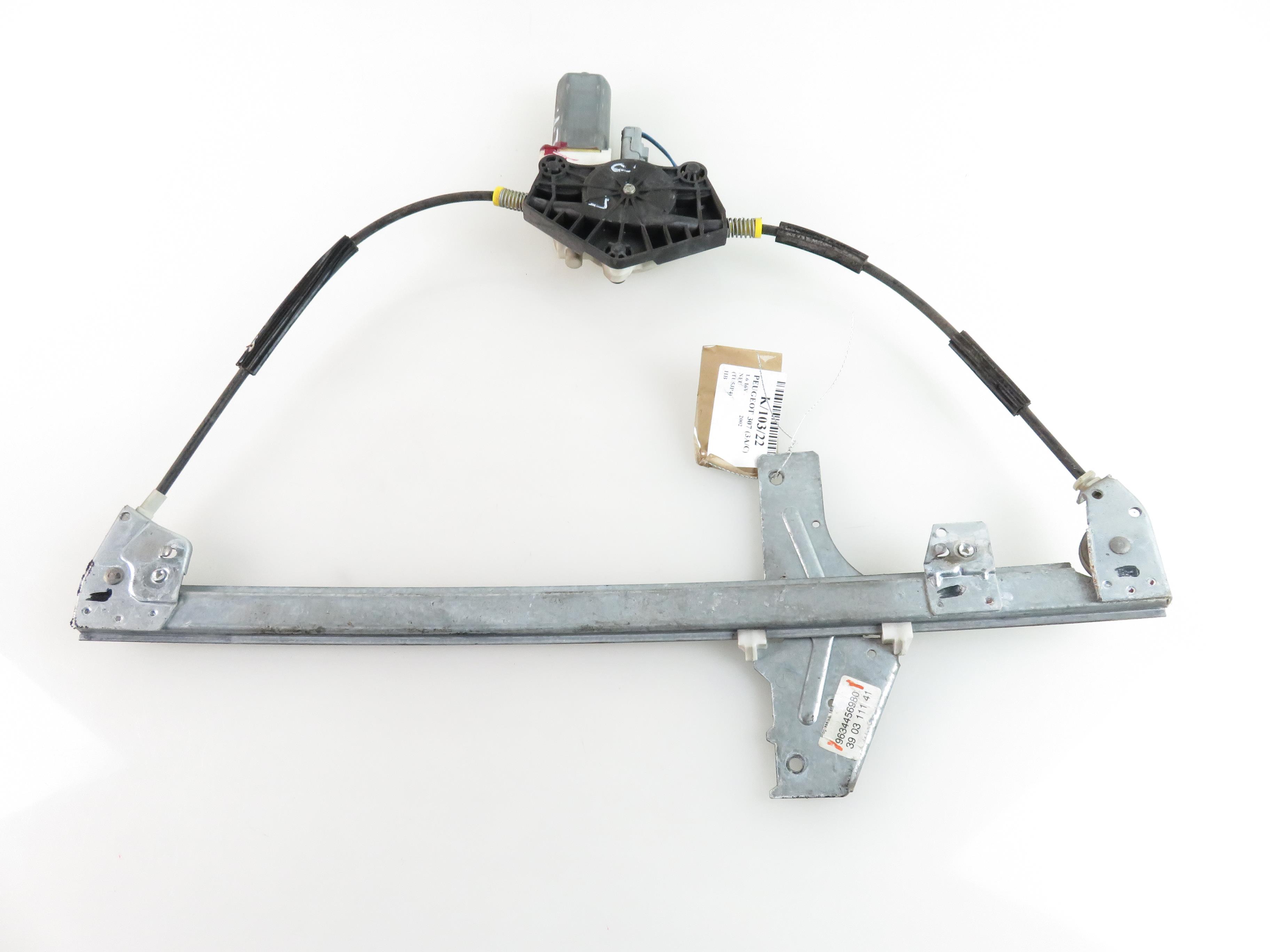 PEUGEOT 307 1 generation (2001-2008) Front Left Door Window Regulator 9634456980 17798700