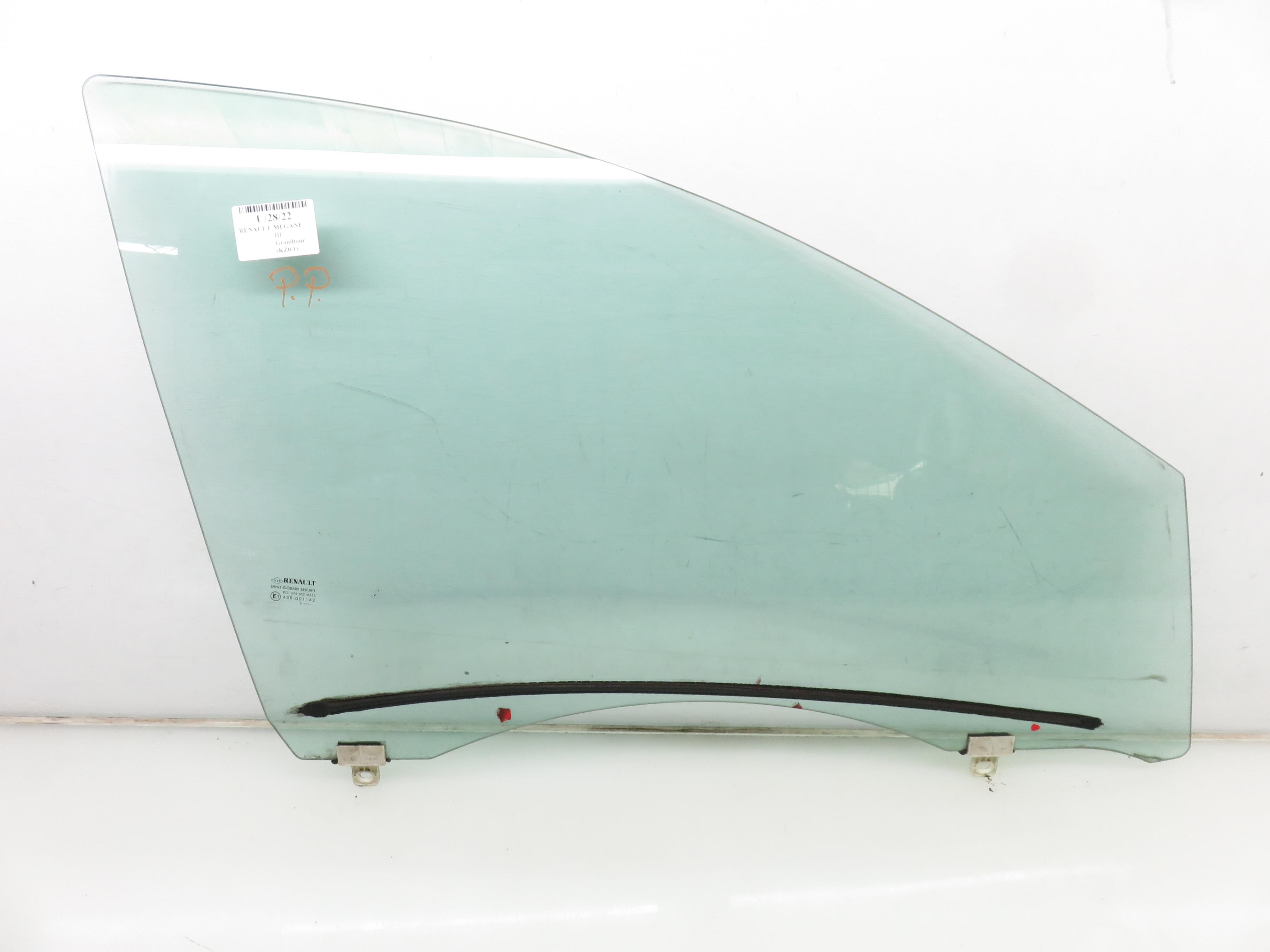 RENAULT Megane 3 generation (2008-2020) Front Right Window 22041474