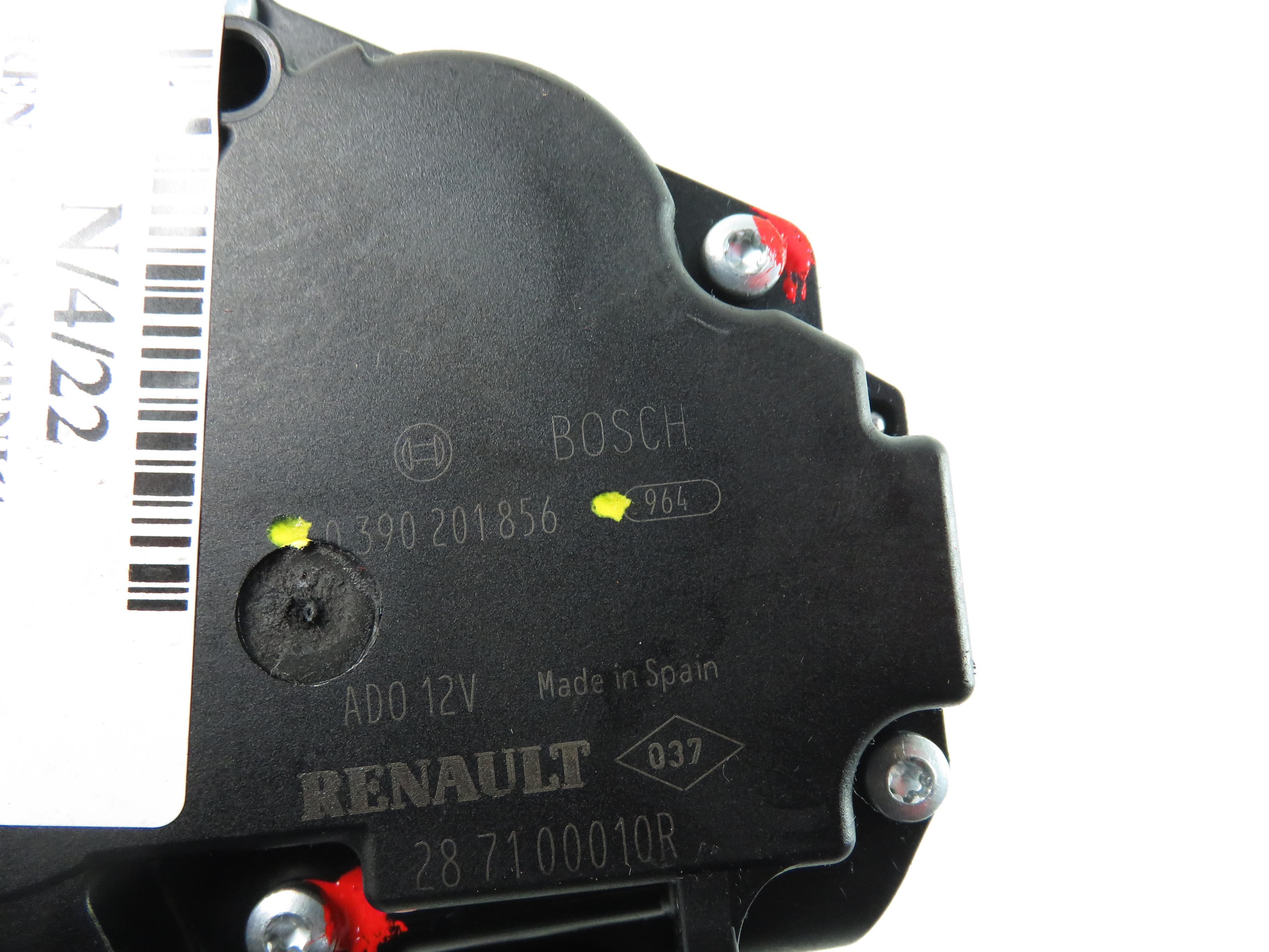 RENAULT Scenic 3 generation (2009-2015) Tailgate  Window Wiper Motor 0390201856, 287100010R 21231122