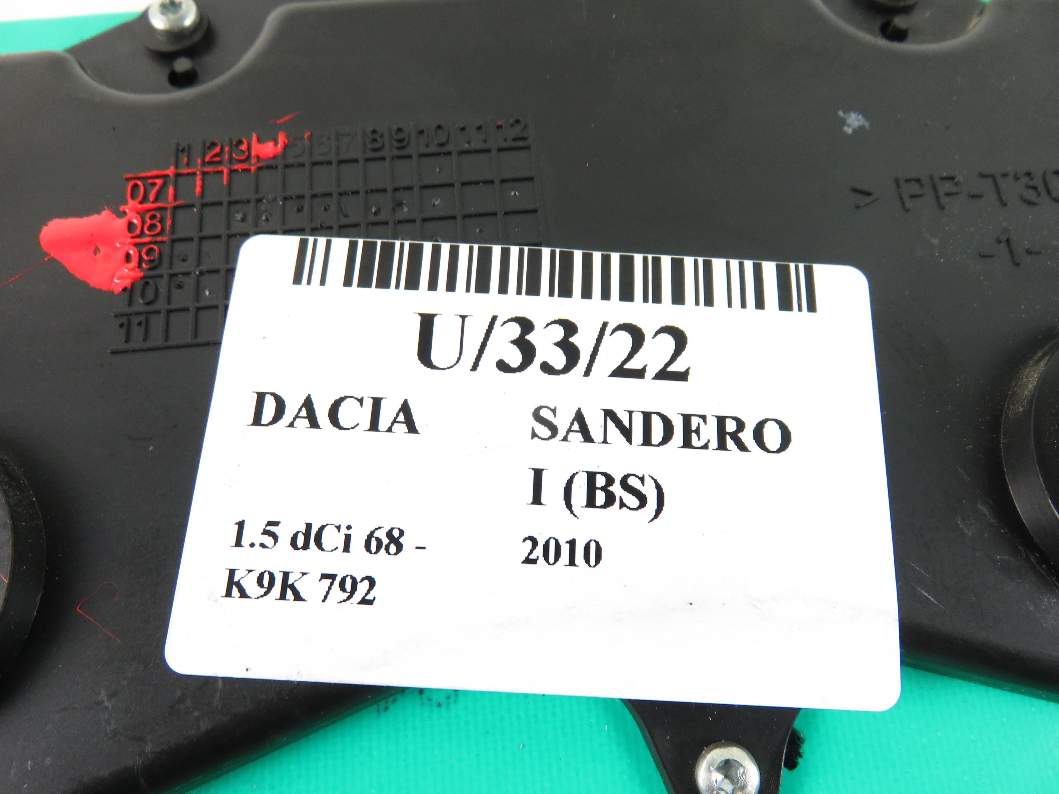 DACIA Sandero 1 generation (2008-2012) Spidometras (Prietaisų skydelis) P248104354R 22023069