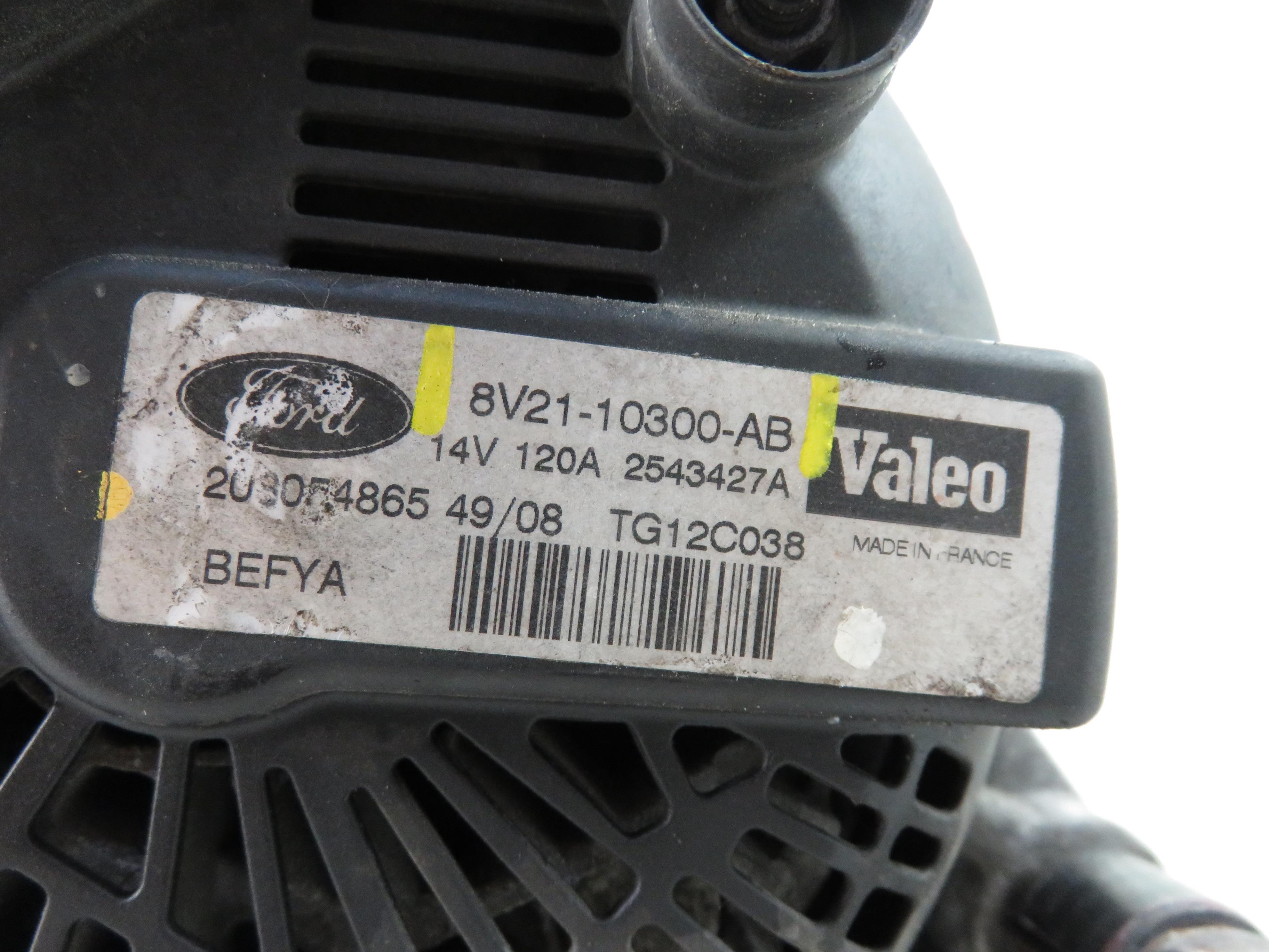 MAZDA 2 2 generation (2007-2014) Alternator 8V2110300AB 17914410
