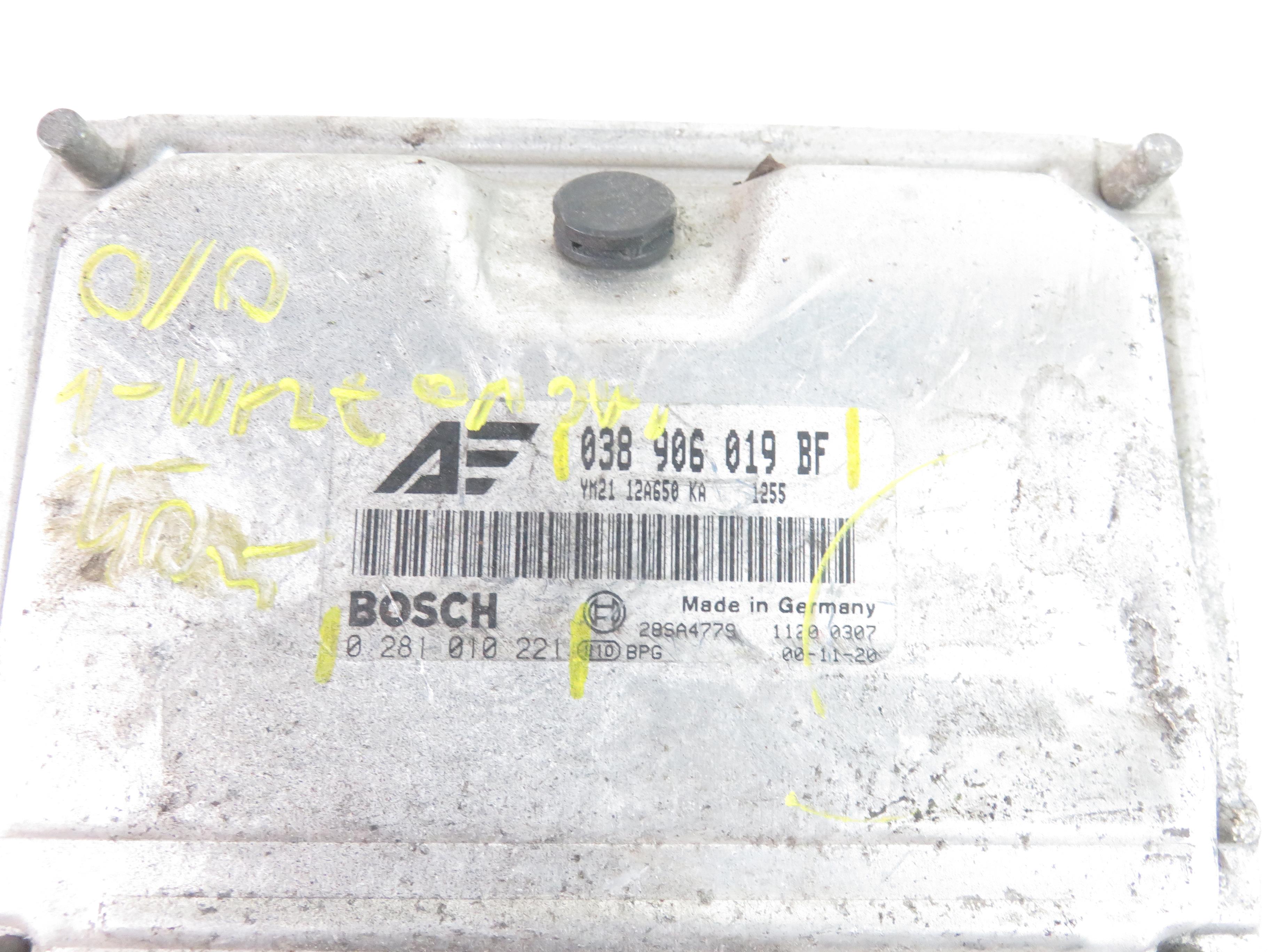 FORD Galaxy 1 generation (1995-2006) Vadības bloks 038906019BF, 0281010221 17821797