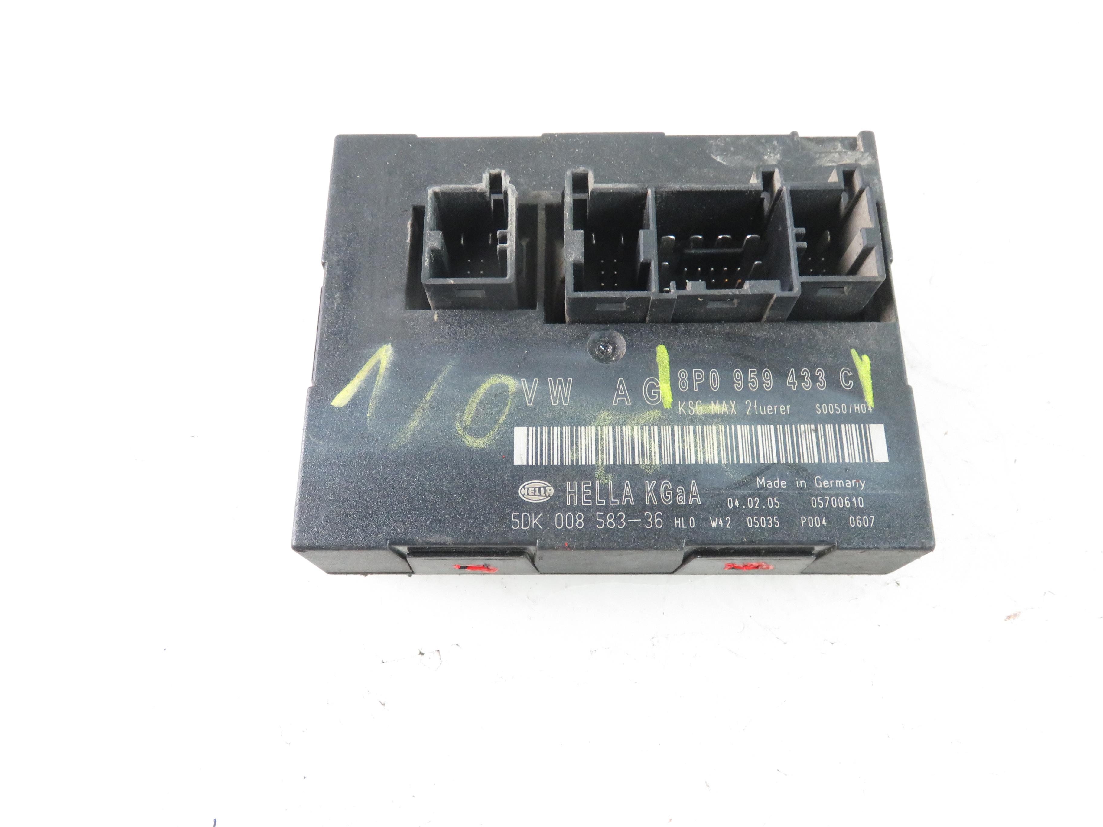 AUDI RS 3 8PA (2011-2012) Comfort Control Unit 8P0959433C, 5DK00858336 21835455
