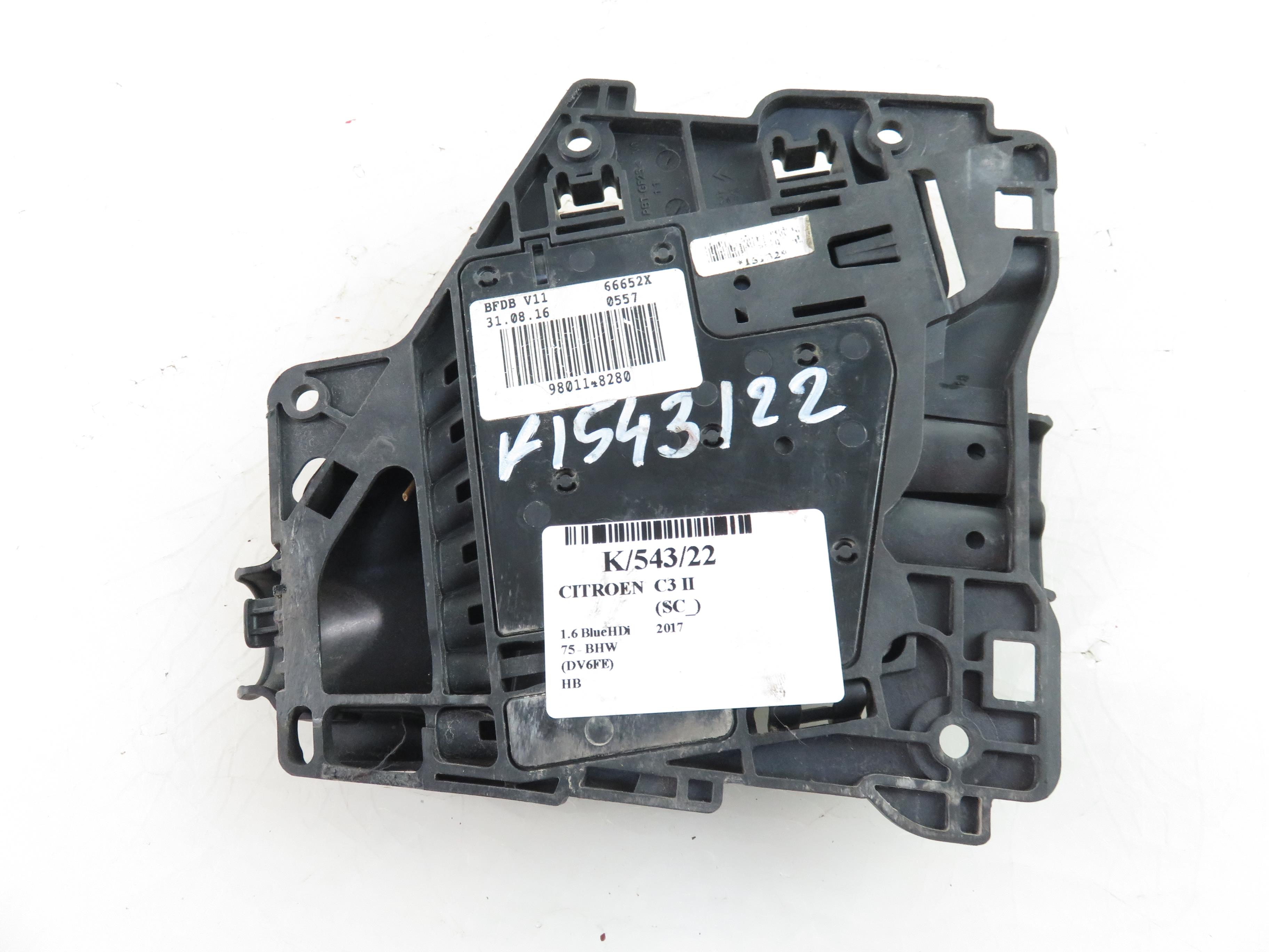 CITROËN C3 2 generation (2009-2016) Säkerhetsbatteriterminal (SBK) 9801148280 21860002