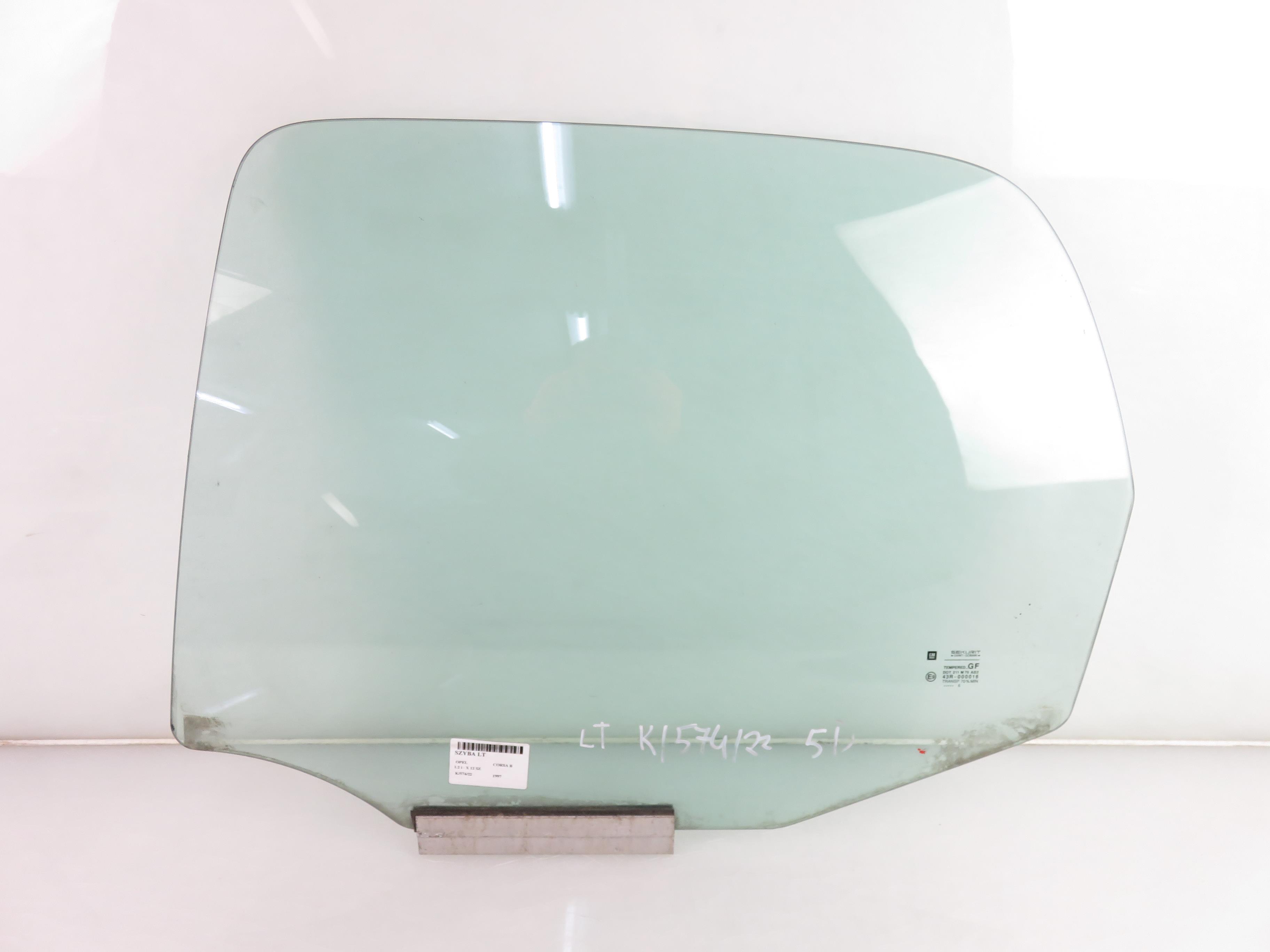 OPEL Corsa B (1993-2000) Rear Left Door Window 17975403