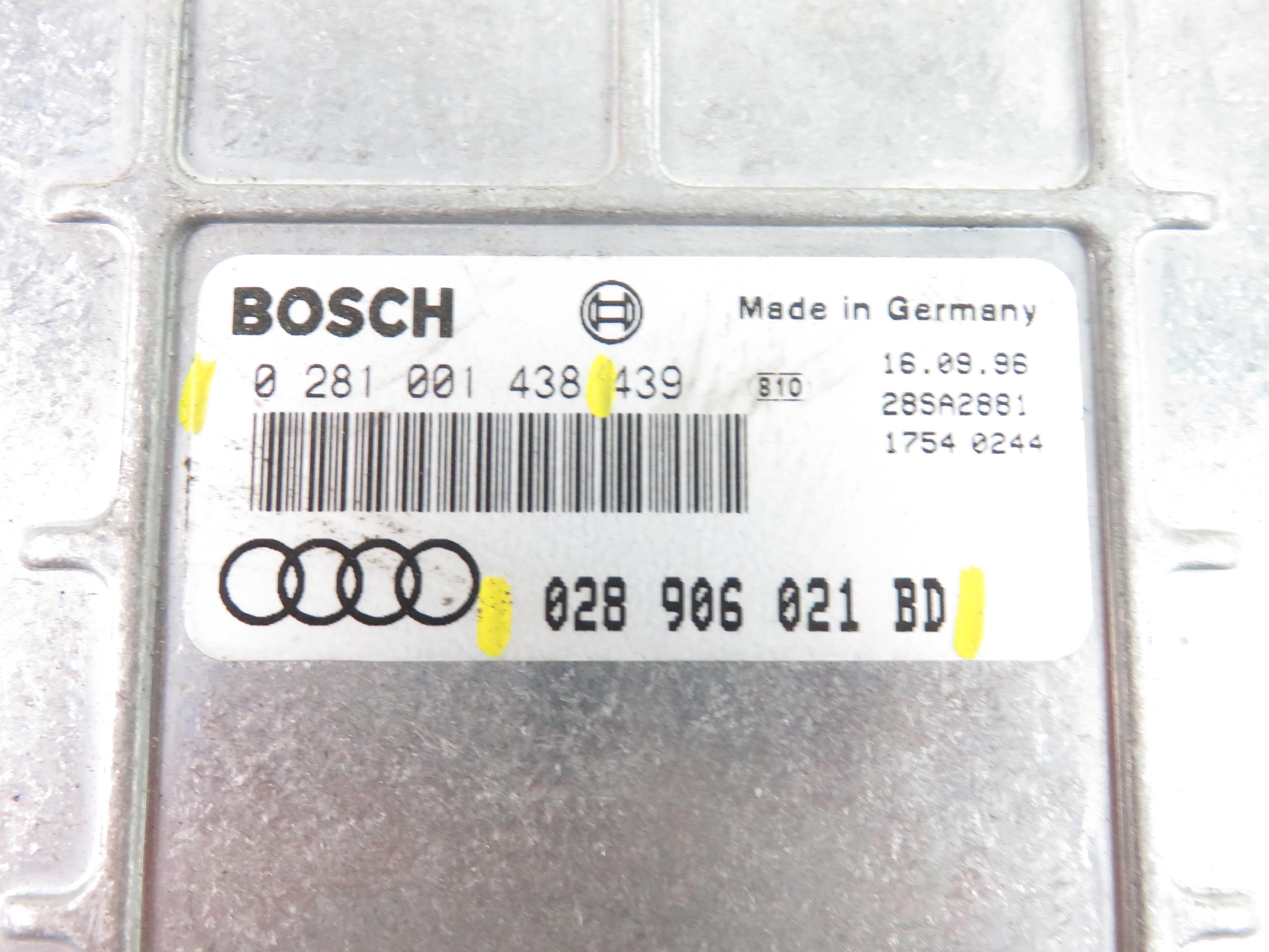 AUDI A4 B5/8D (1994-2001) Kompiuteris 0281001438,028906021BD 21856180