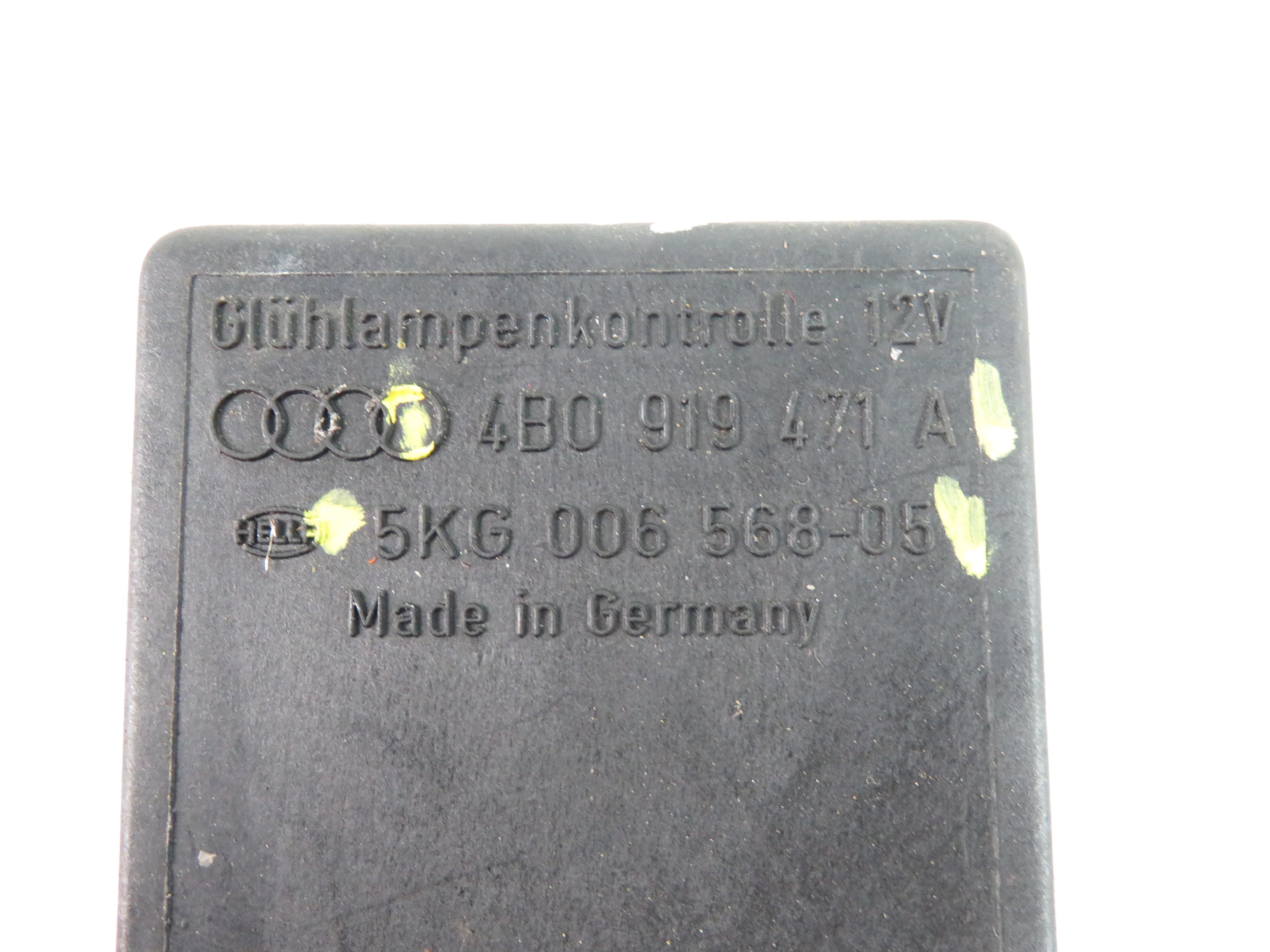 AUDI A6 C5/4B (1997-2004) Relays 4B0919471A 21837326