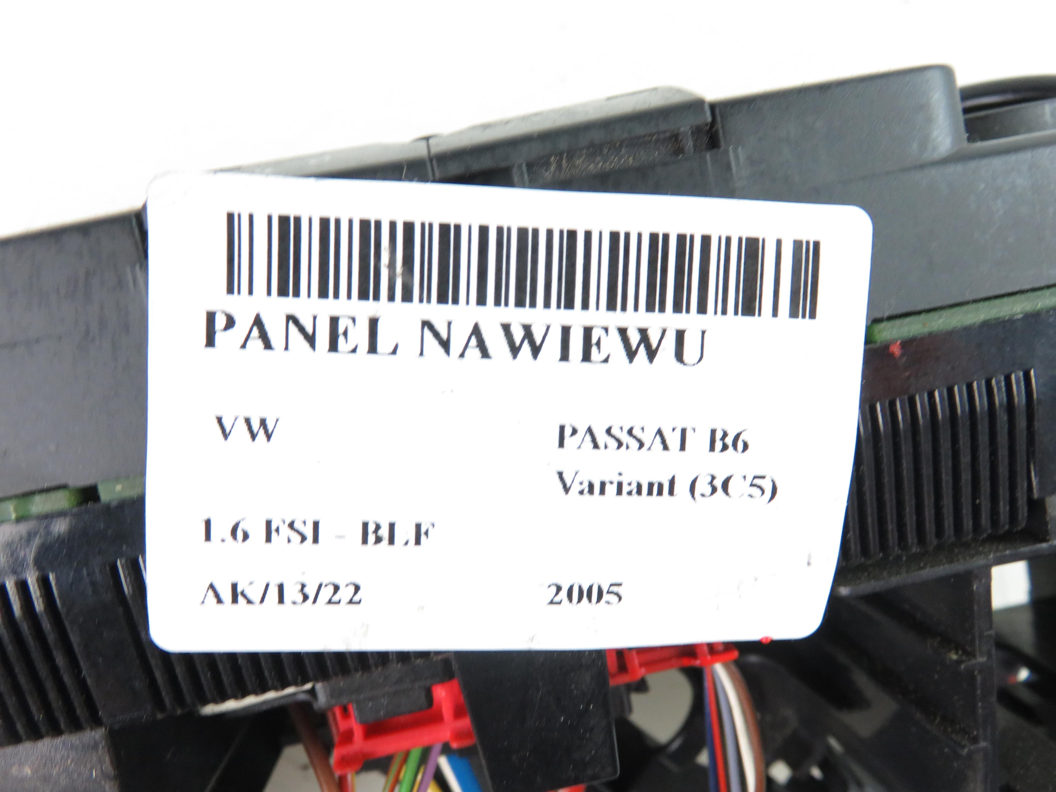 VOLKSWAGEN Passat Variant 1 generation (2010-2024) Climate  Control Unit 3C2820045A 21931083