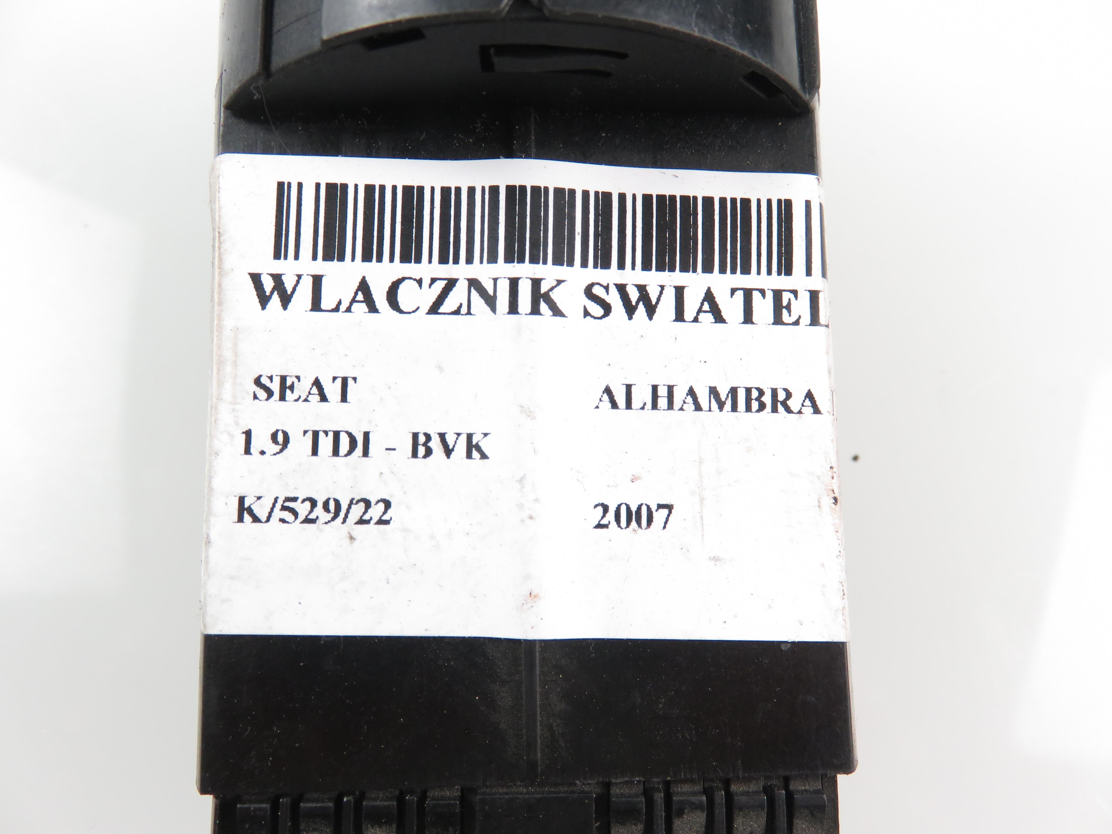 SEAT Alhambra 1 generation (1996-2010) Headlight Switch Control Unit 109928 17911180
