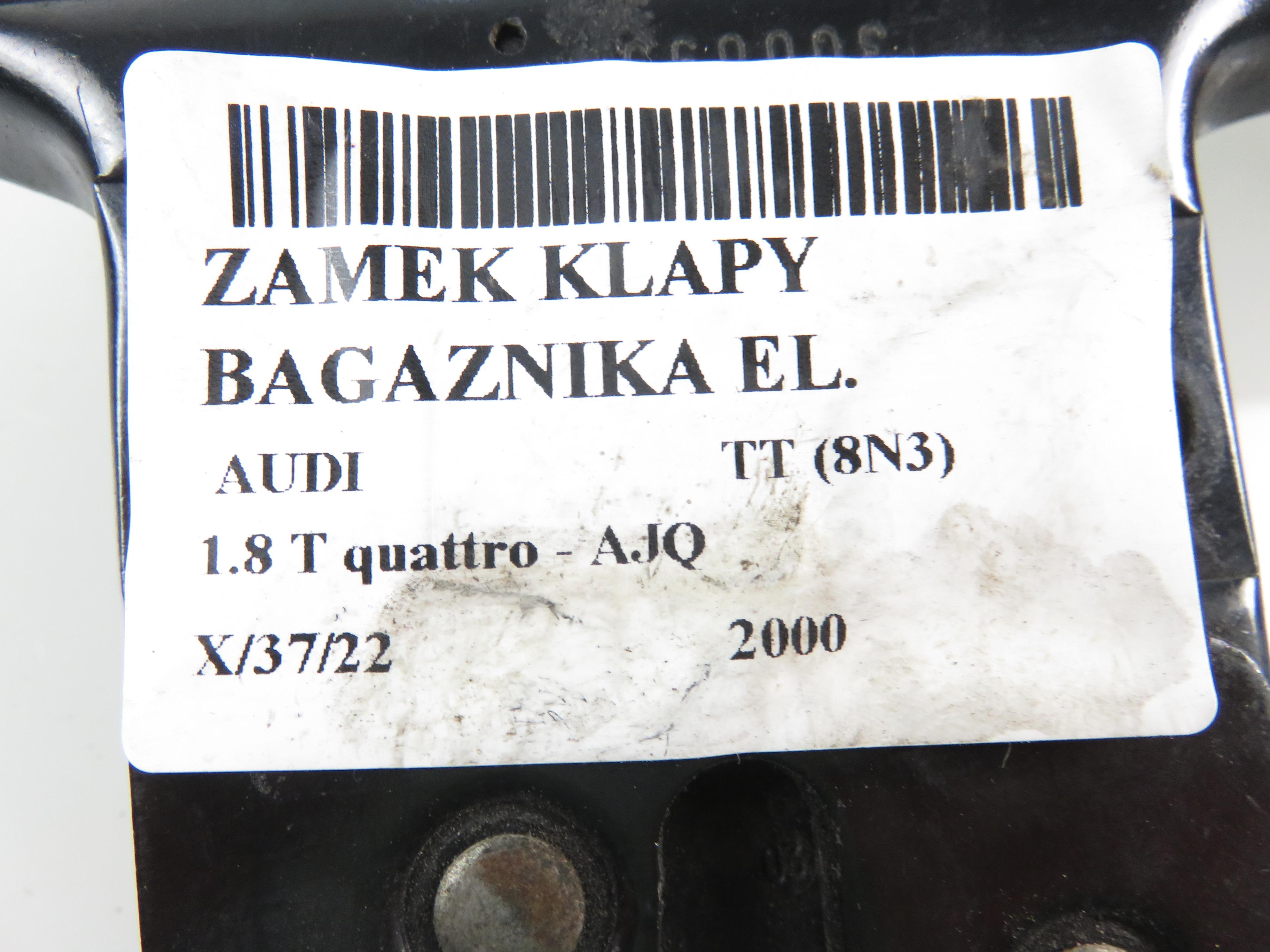 AUDI TT 8N (1998-2006) Tailgate Boot Lock 8N0827505A 21836837