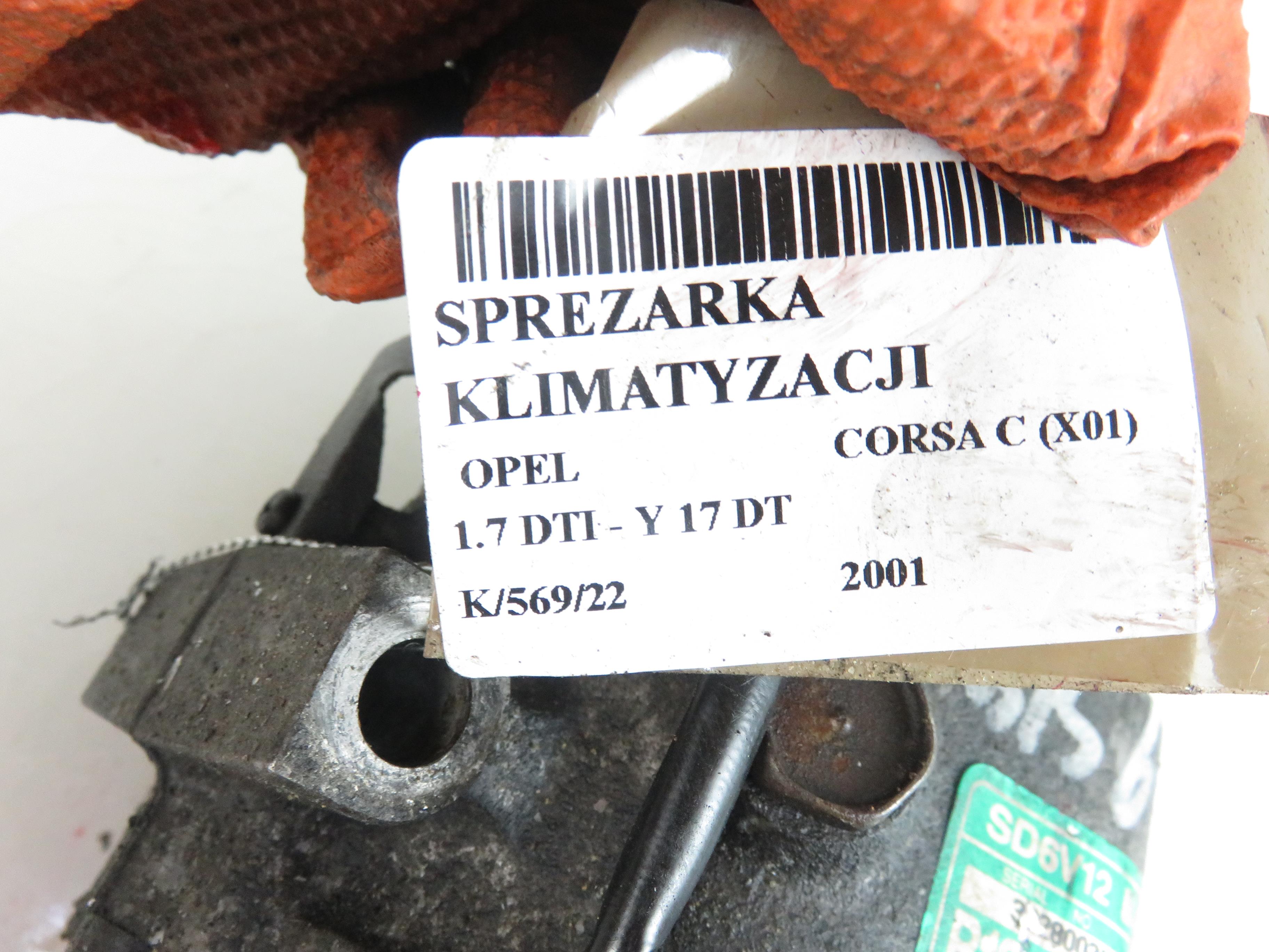 OPEL Corsa C (2000-2006) Pompă de aer conditionat 24421642 17914369