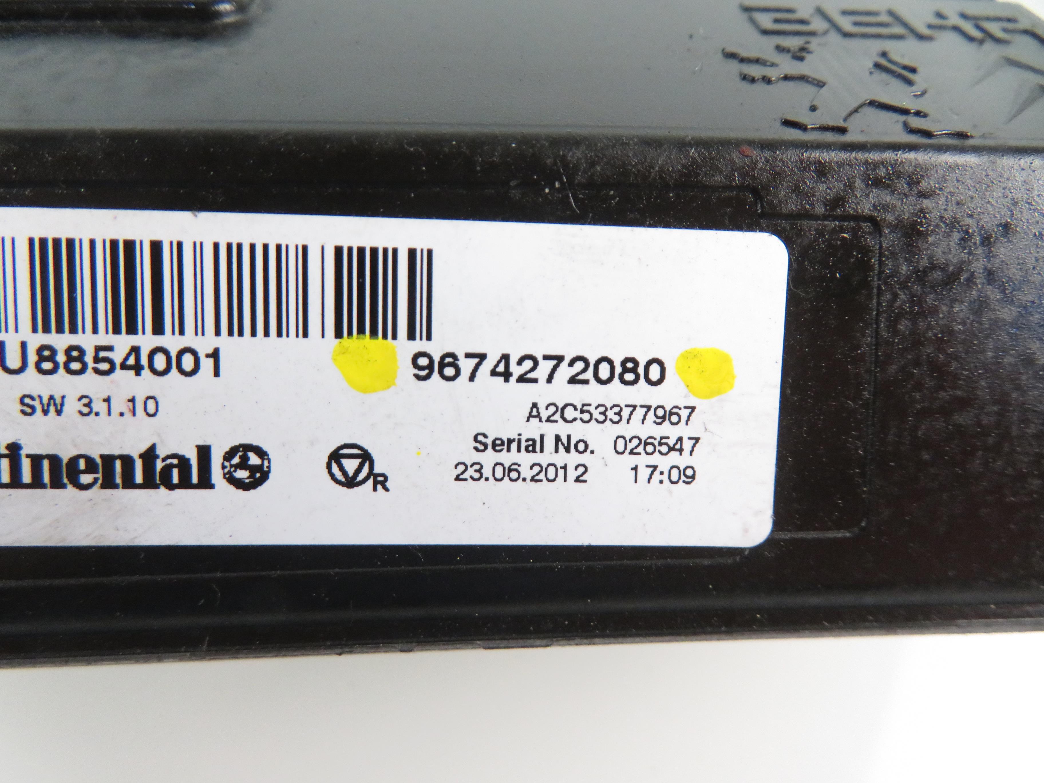 CITROËN DS5 1 generation (2012-2015) комплект кондиционера 9674272080 21859137
