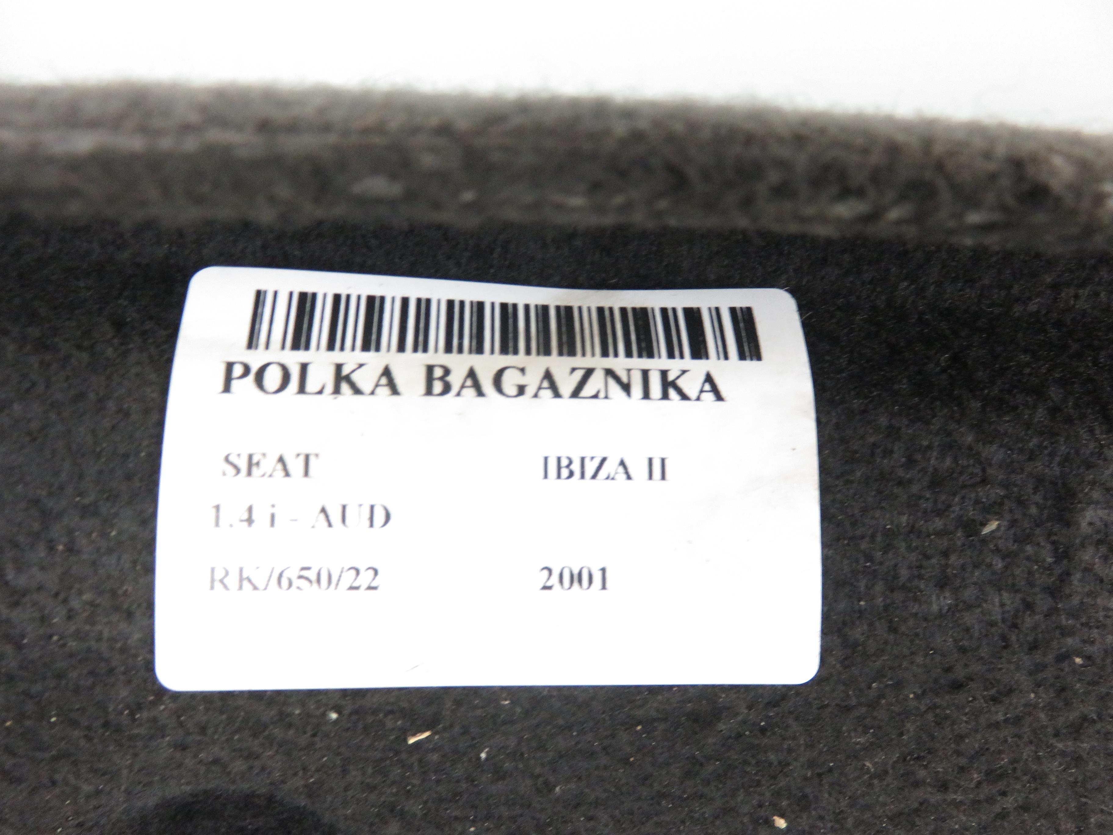 SEAT Ibiza 2 generation (1993-2002) Rear Parcel Shelf 17939080