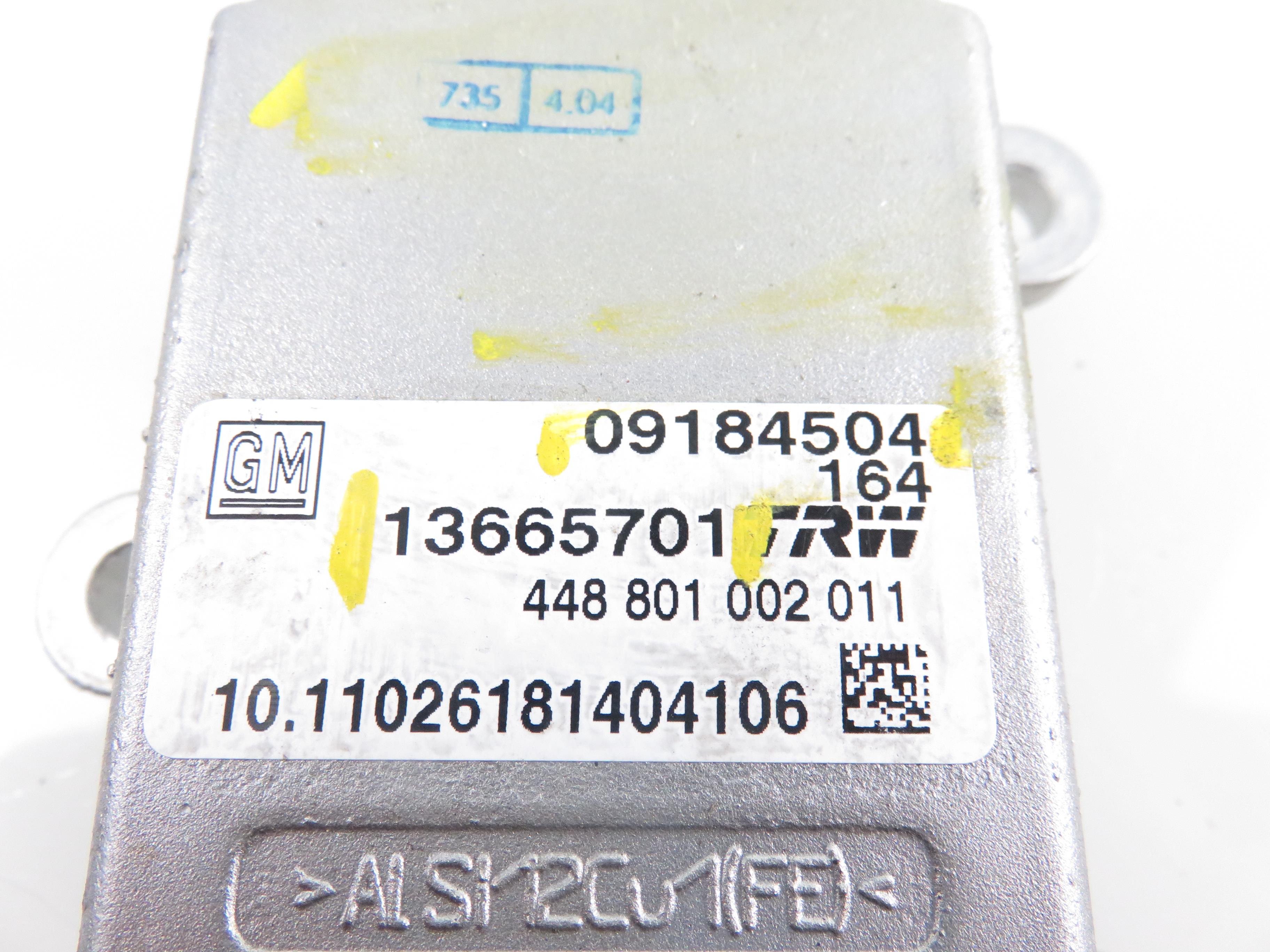 OPEL Vectra C (2002-2005) ESP sensor 09184504, 13665701 17914211