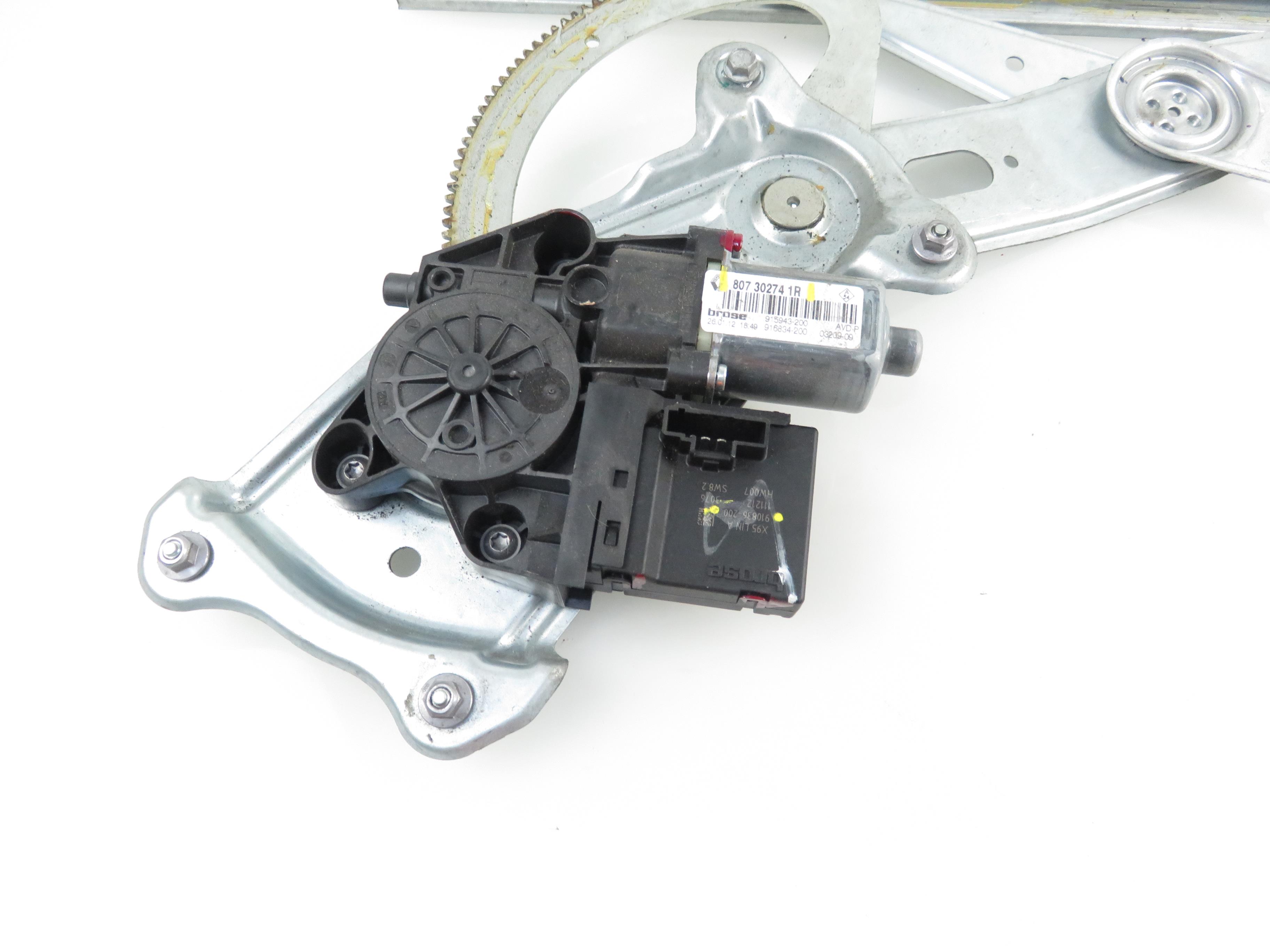 RENAULT Scenic 3 generation (2009-2015) Front Right Door Window Regulator 807302741R 17799688