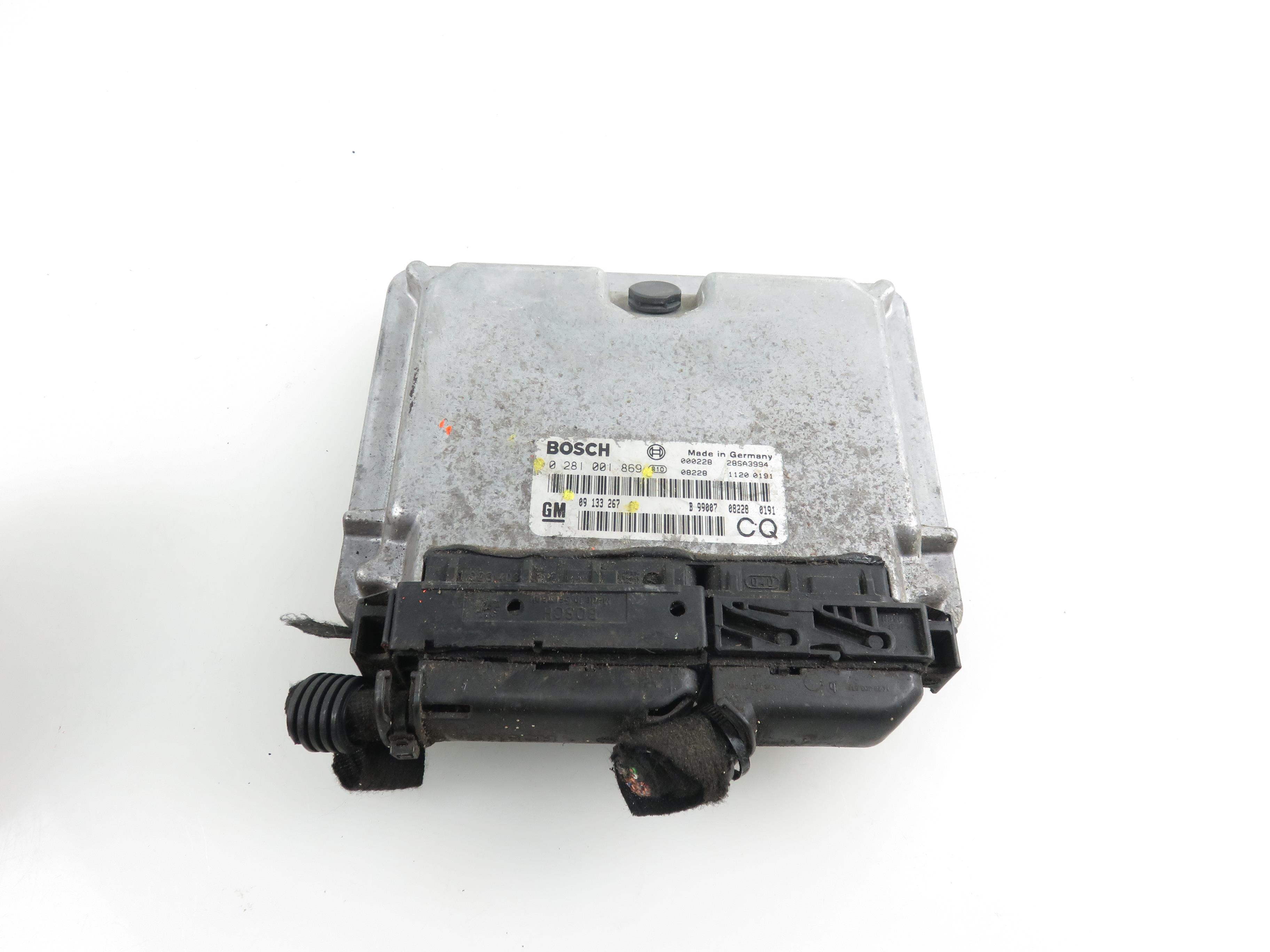 OPEL Astra G (1998-2009) Kompiuteris 0281001869, 09133267 17821643