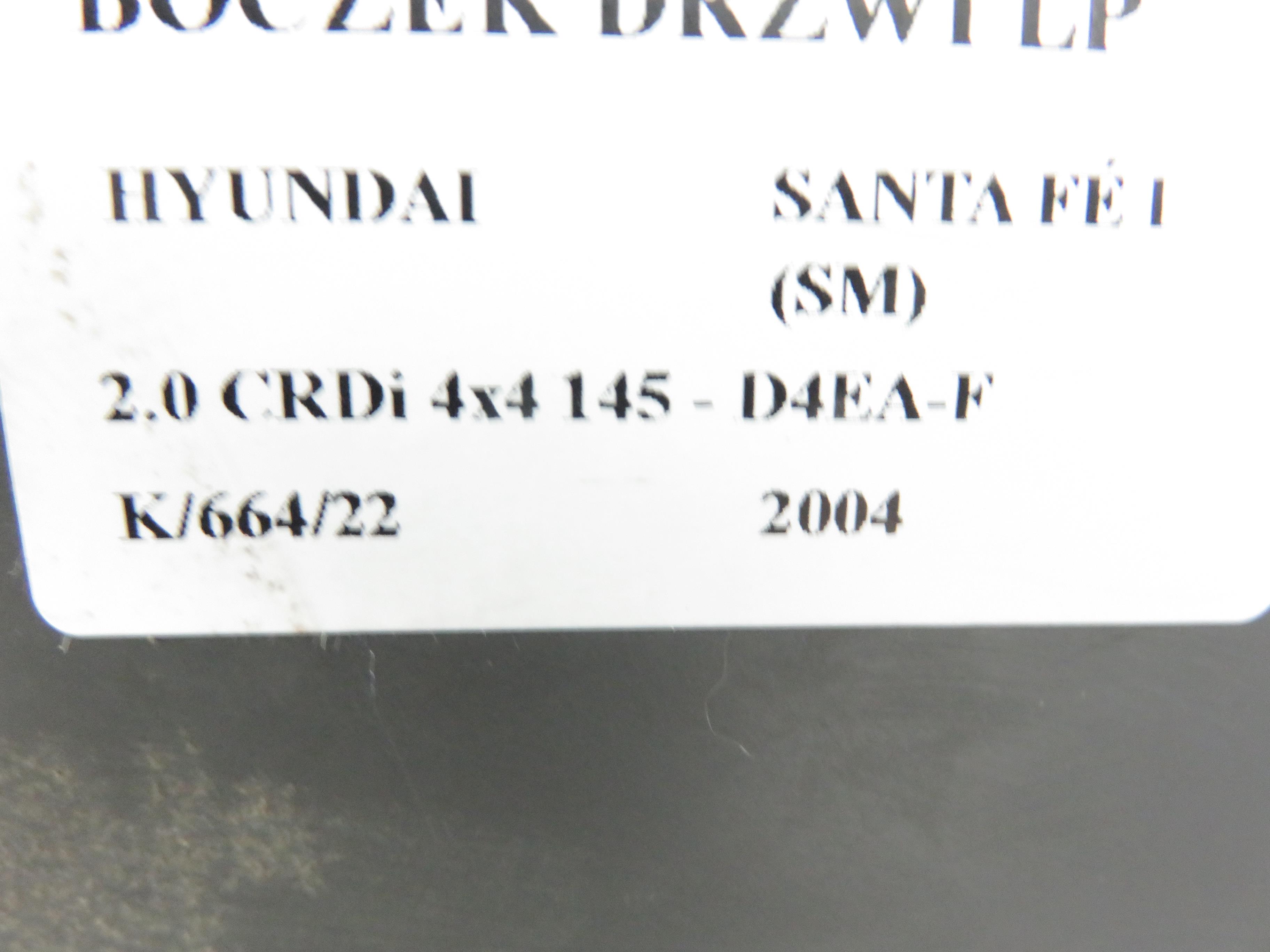 HYUNDAI Santa Fe SM (2000-2013) Sėdyniu komplektas 22039537