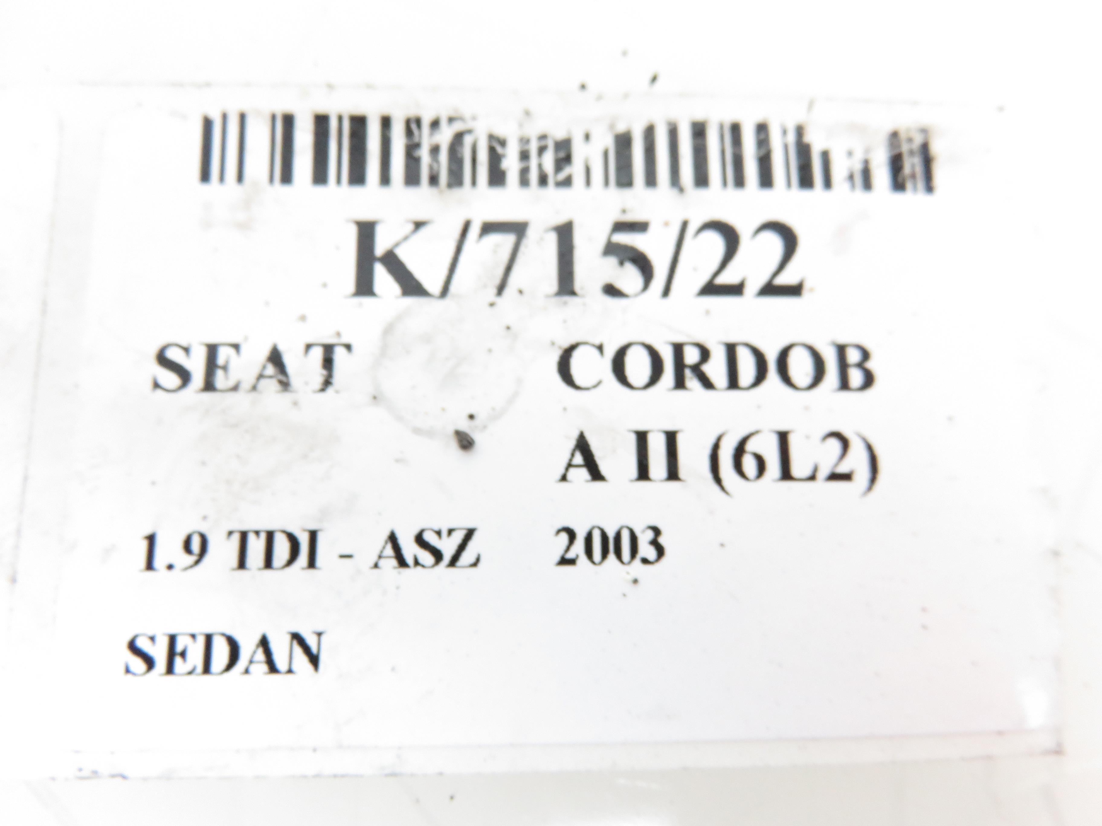 SEAT Cordoba 2 generation (1999-2009) Жгут проводов 038971600 17855830