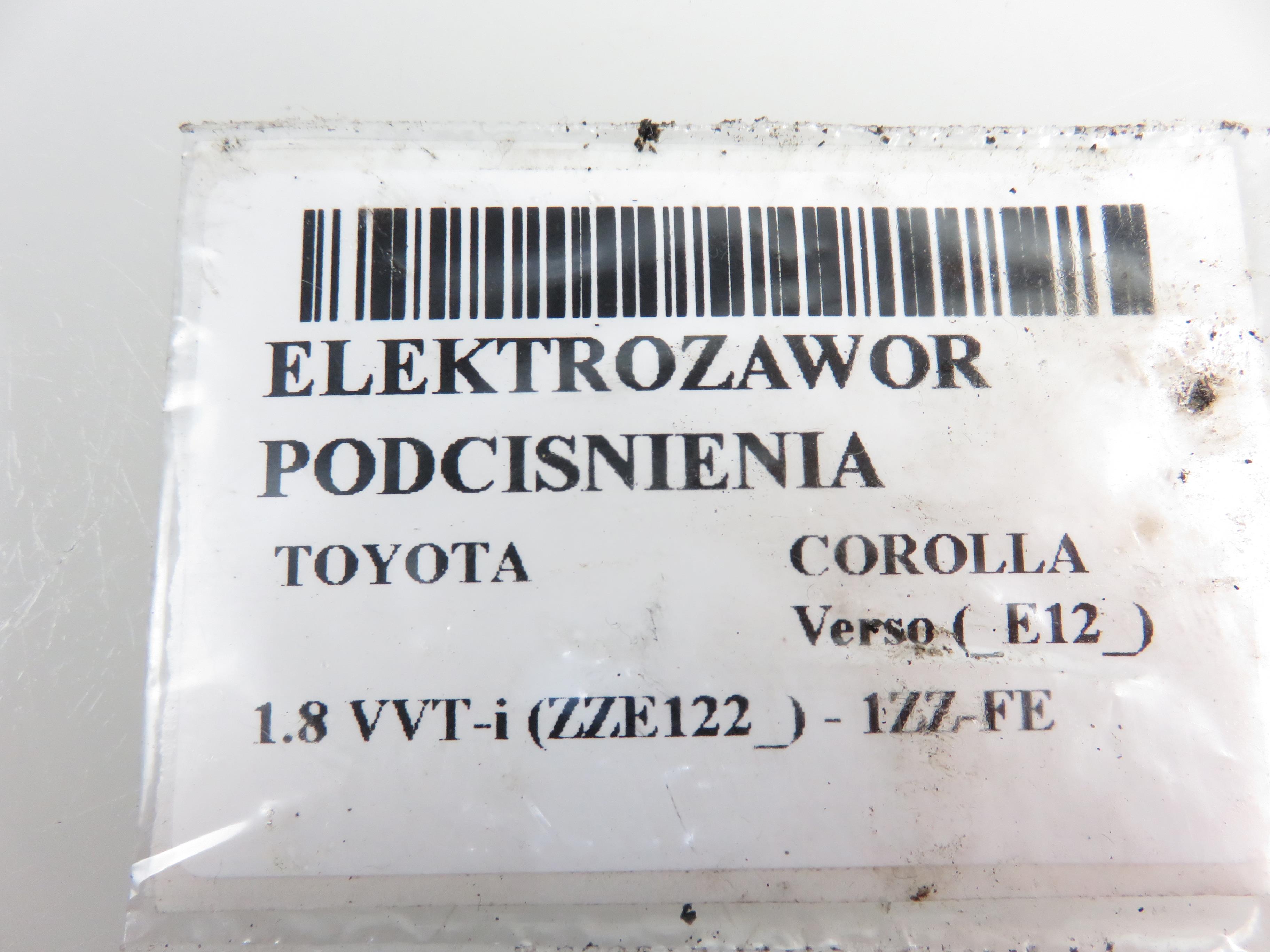 TOYOTA Corolla Verso 1 generation (2001-2009) Supapă electromagnetică 9091012257, 1362002570 17855583