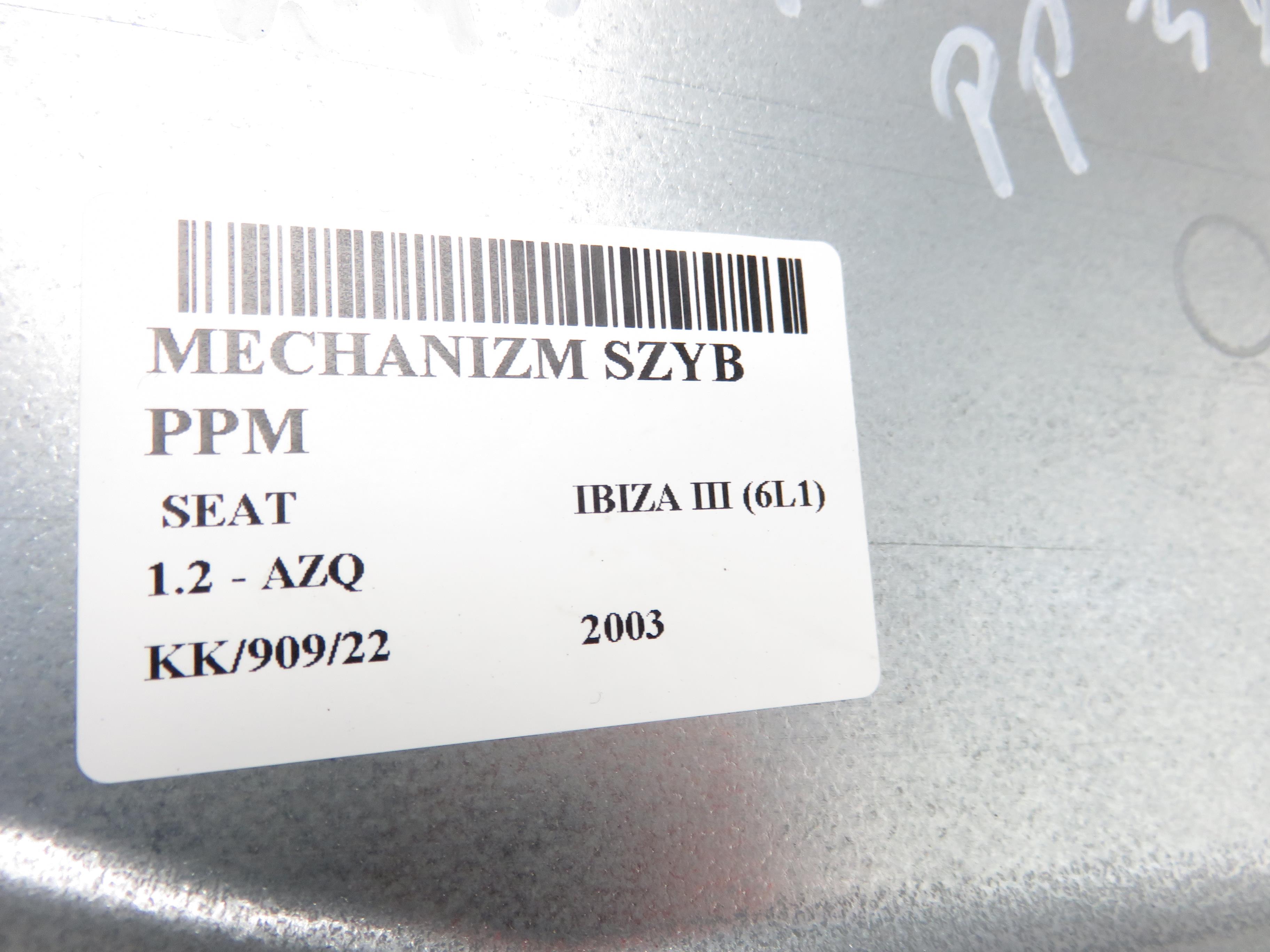 SEAT Ibiza 3 generation (2002-2008) Ridicător de geam ușă dreapta față 6L3837756H, 6L3837752AA 17856016