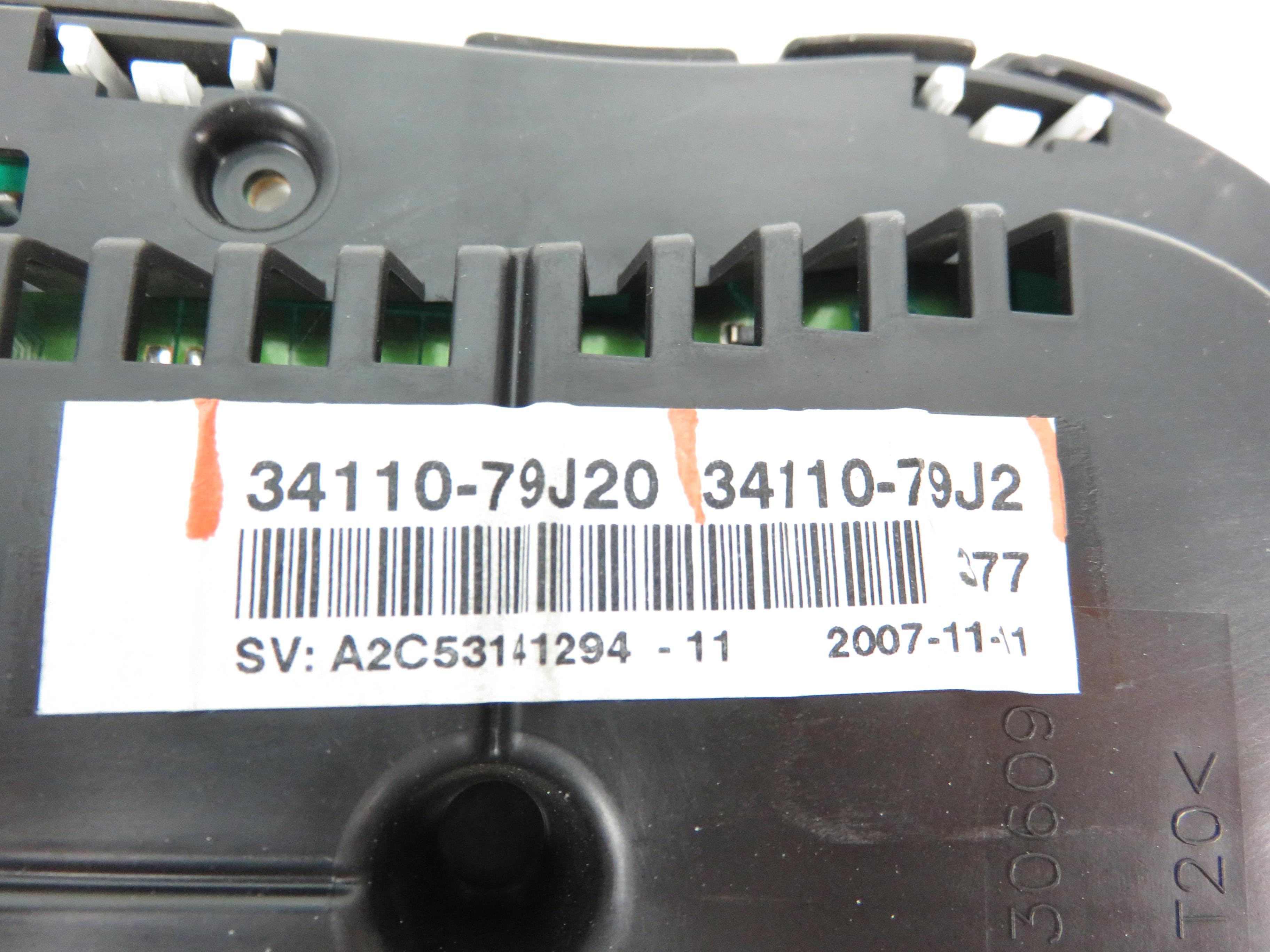 SUZUKI SX4 1 generation (2006-2014) Sebességmérő műszer 3411079J20,3411079J2,A2C53060969 22022512