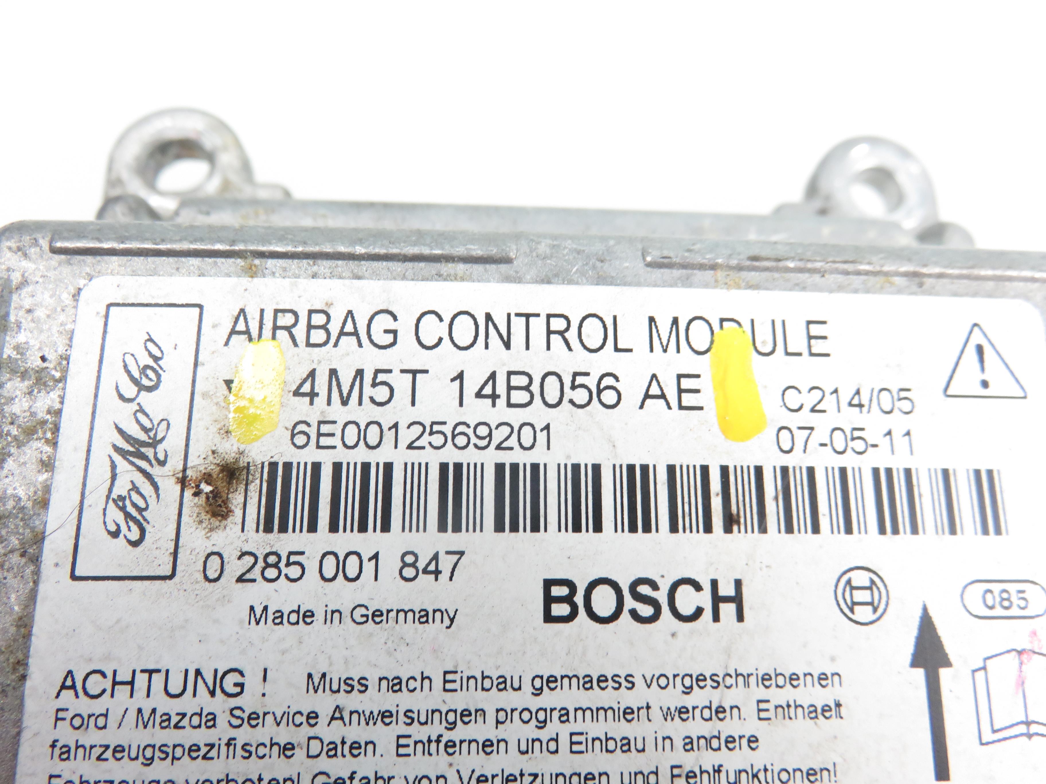 FORD C-Max 1 generation (2003-2010) SRS Control Unit 4M5T14B056AE 17797391