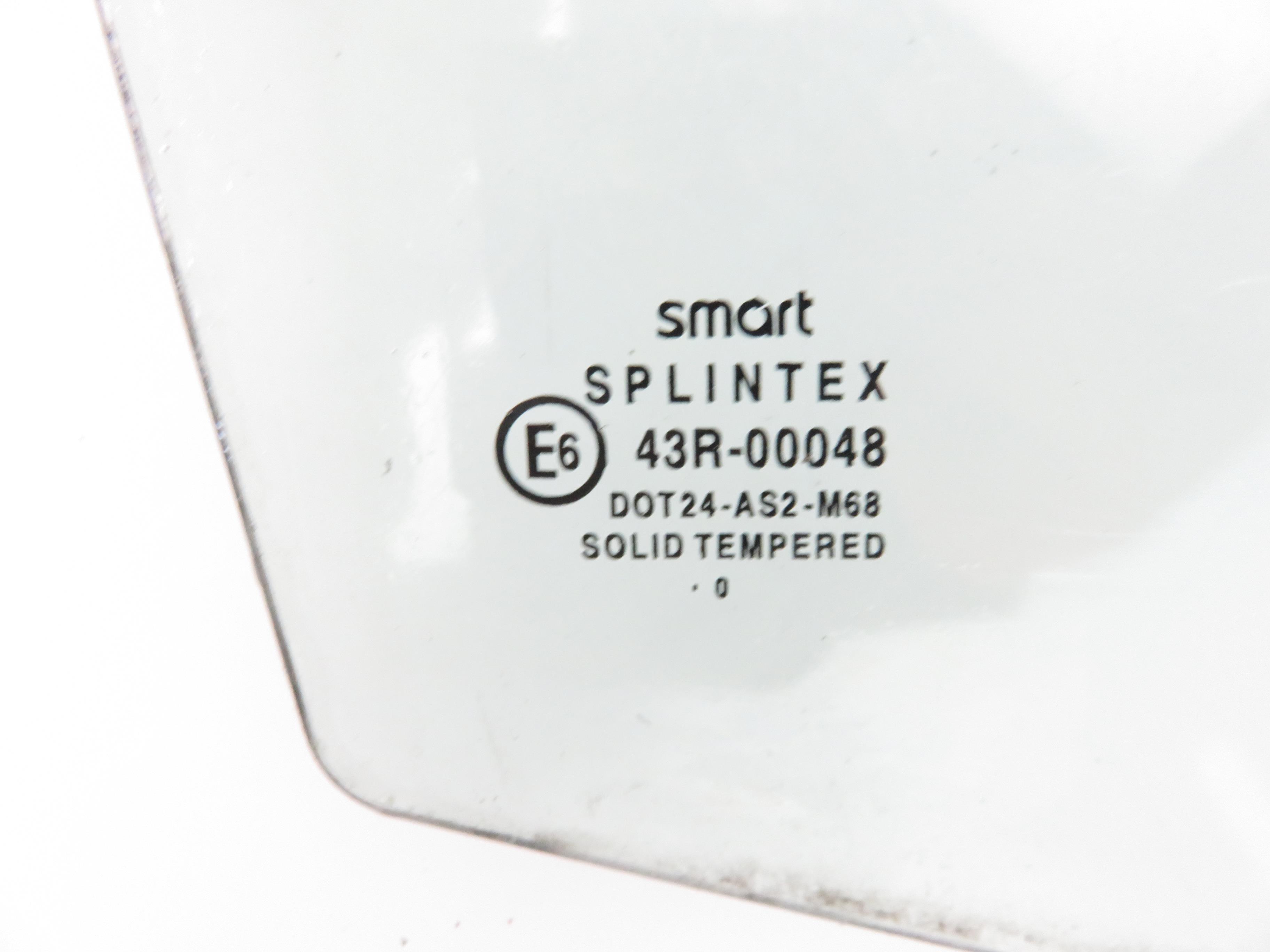 SMART Fortwo 1 generation (1998-2007) Κρύσταλλο Δεξιάς Προσόψεως Πόρτας 17953957