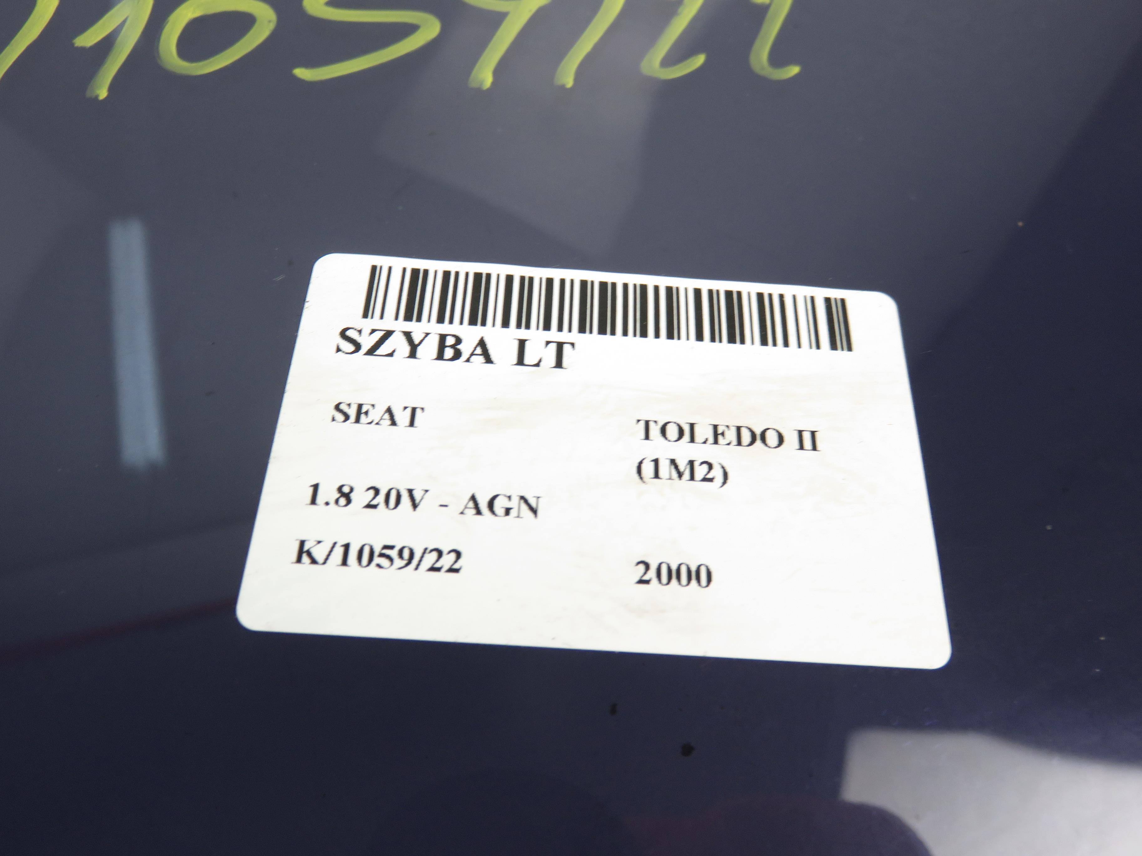 SEAT Toledo 2 generation (1999-2006) Galinė kairė fortkutė (mažasis stiklas) 43R007022 17855024