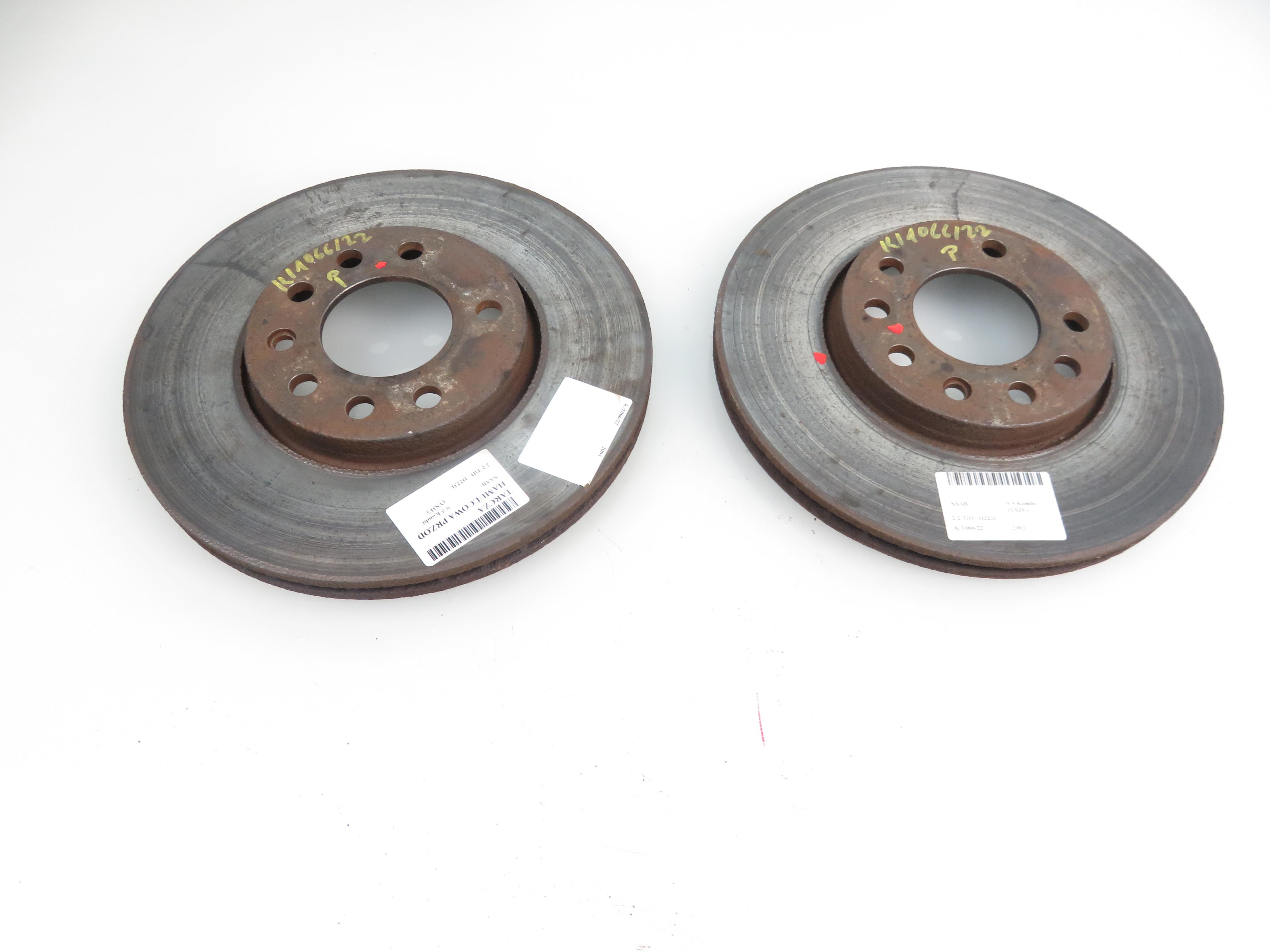 SAAB 95 1 generation (1959-1977) Front brake disc plate 22039622