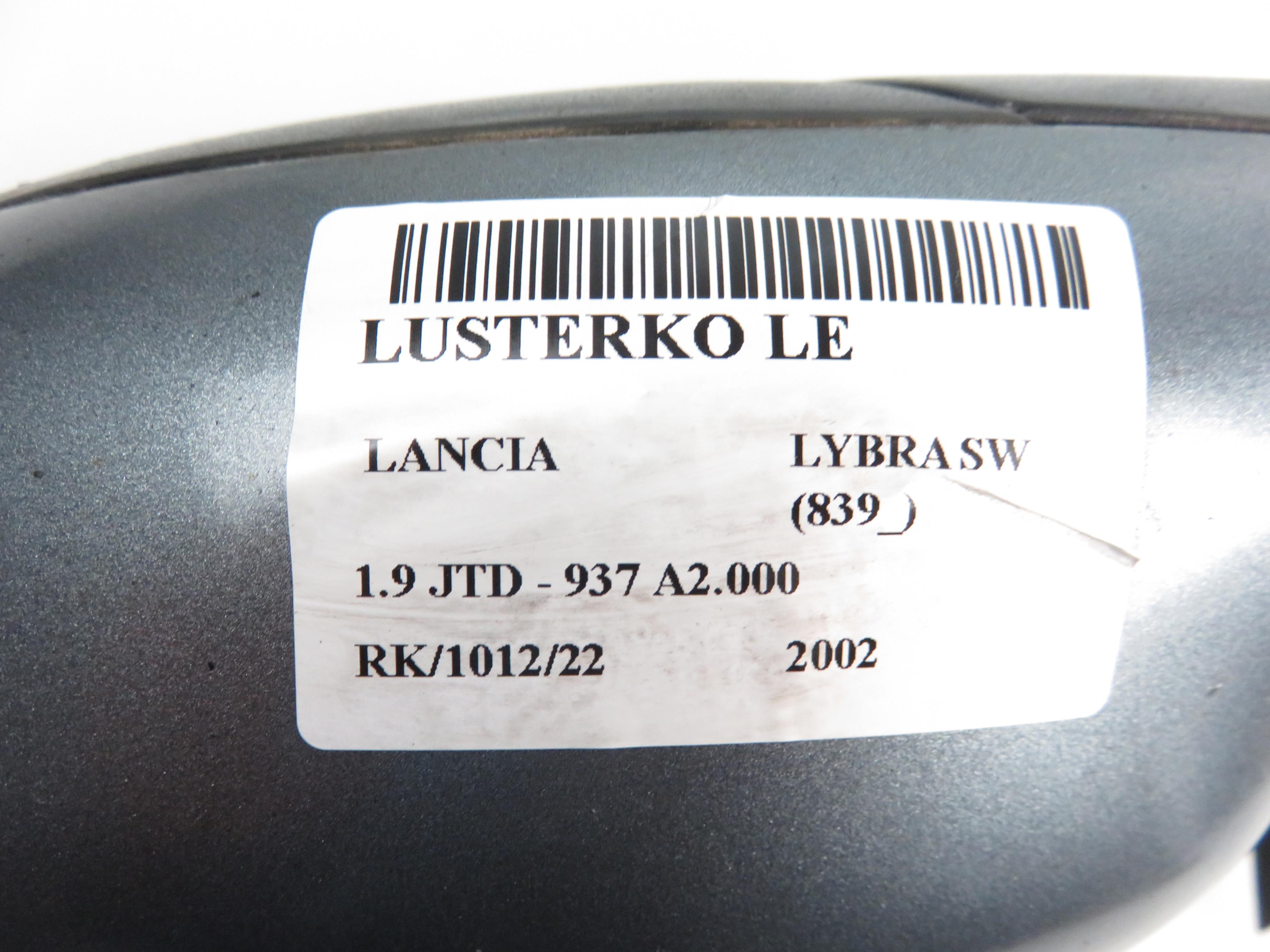 LANCIA Lybra 1 generation (1999-2006) Priekinių kairių durų veidrodis 01204498400 22023585