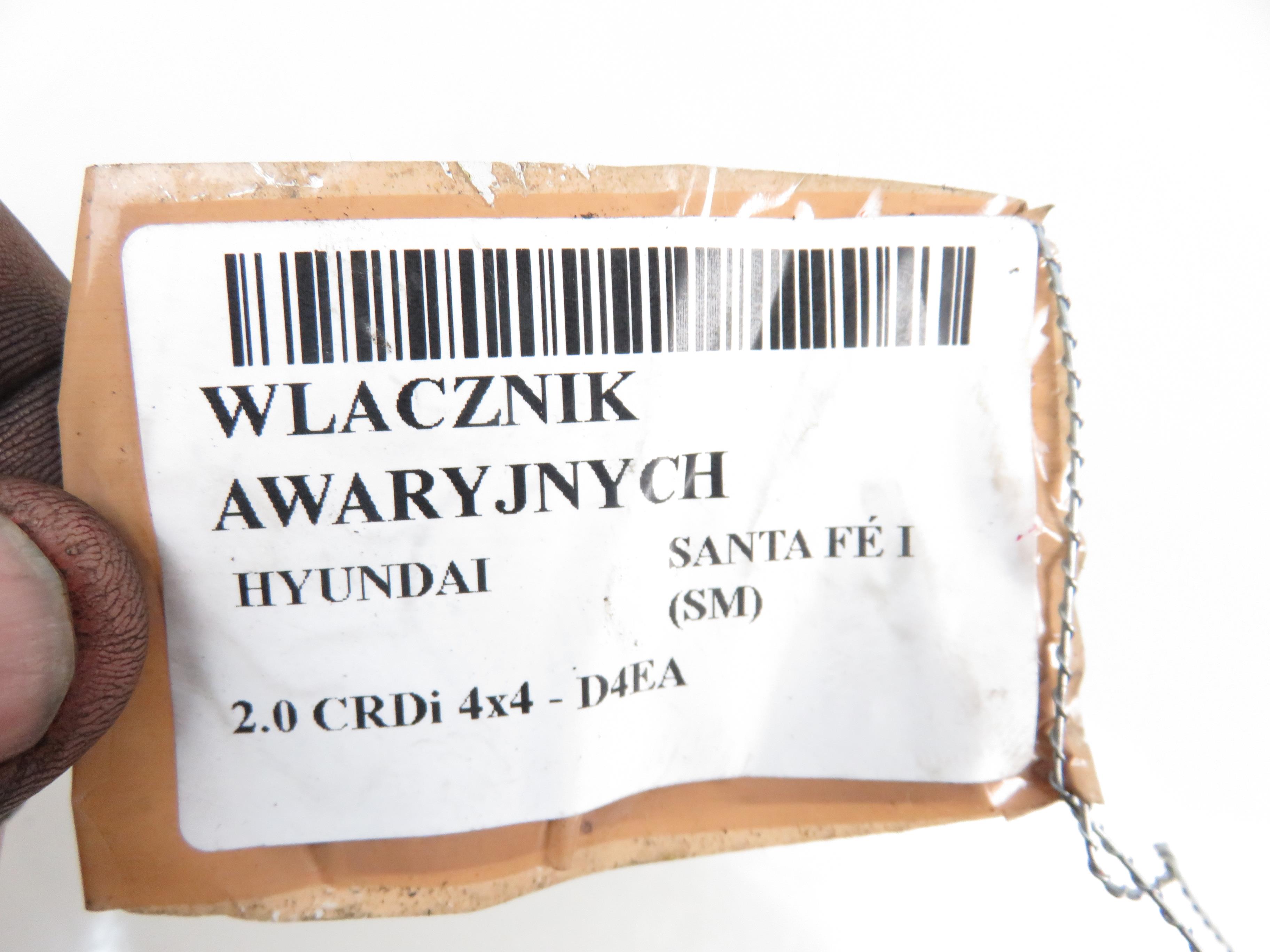 HYUNDAI Santa Fe SM (2000-2013) Avarinio (avarinis) mygtukas 9379026500 17853807
