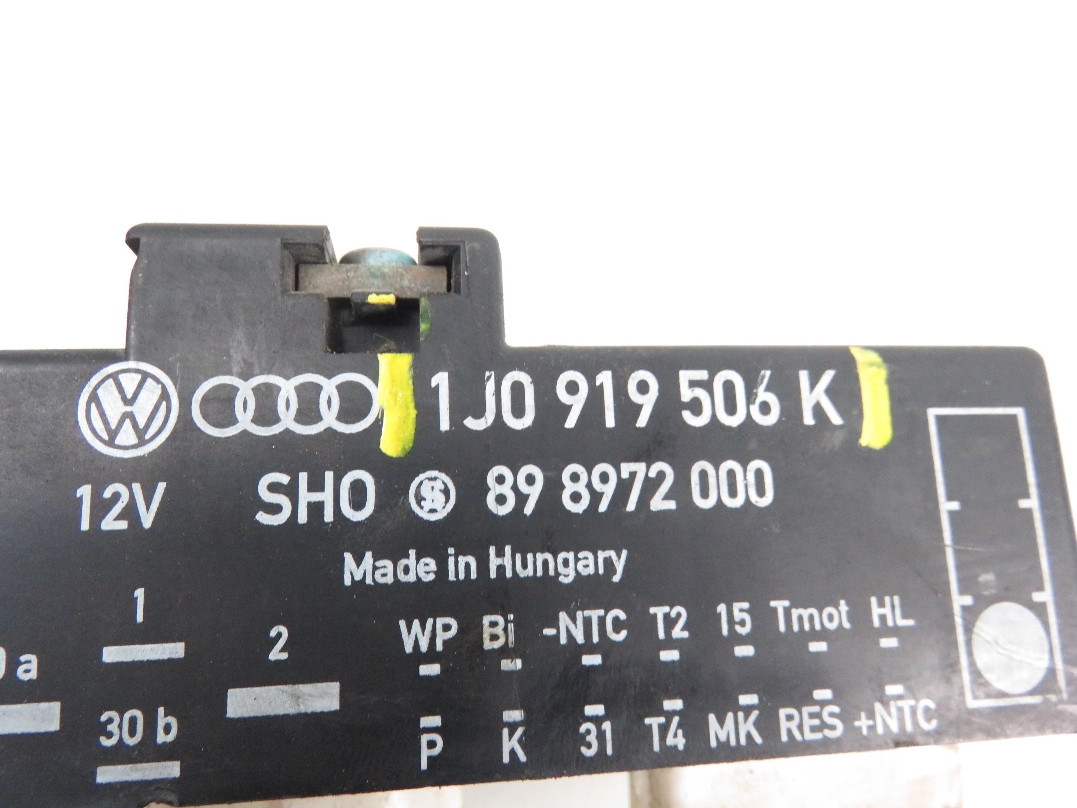 VOLKSWAGEN Polo 4 generation (2001-2009) Fan Relay 1J0919506K 21931099