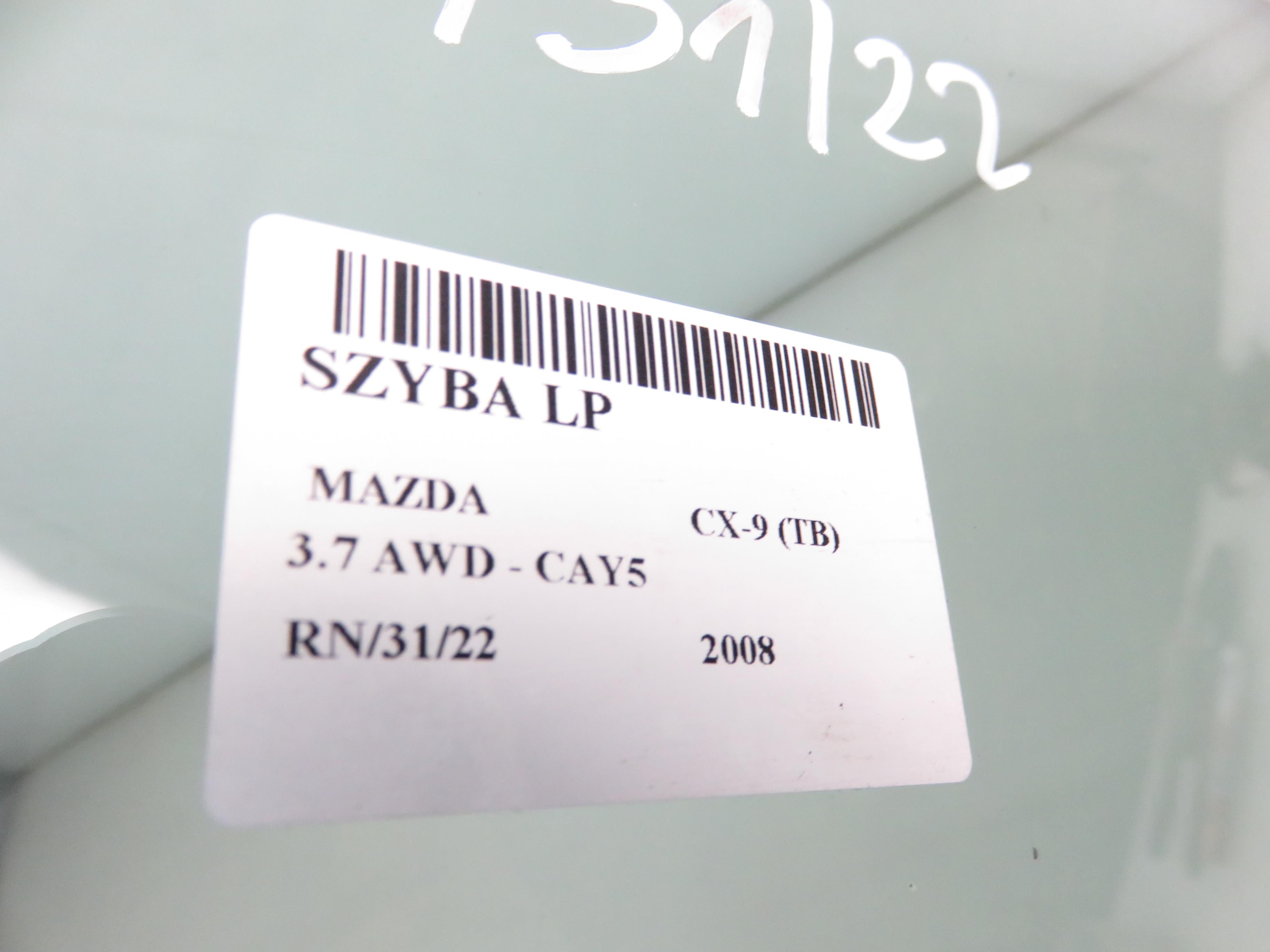 MAZDA CX-9 1 generation (2007-2015) Främre vänstra fönstret 17796218
