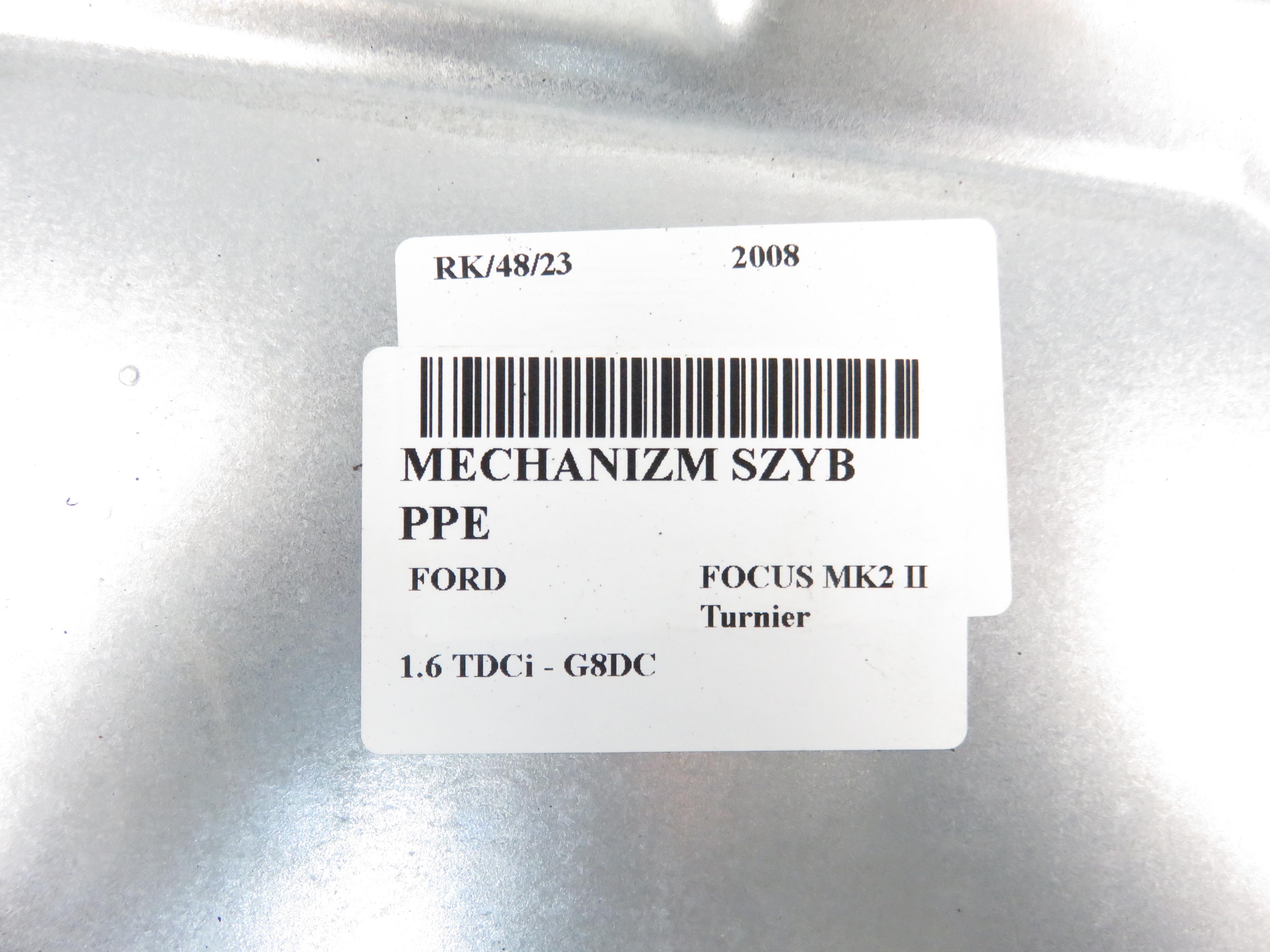 FORD Focus 2 generation (2004-2011) Стеклоподъемник передней правой двери 7M51A203A28BB, 8M51A219A64AA, 4M5T14553 17852334