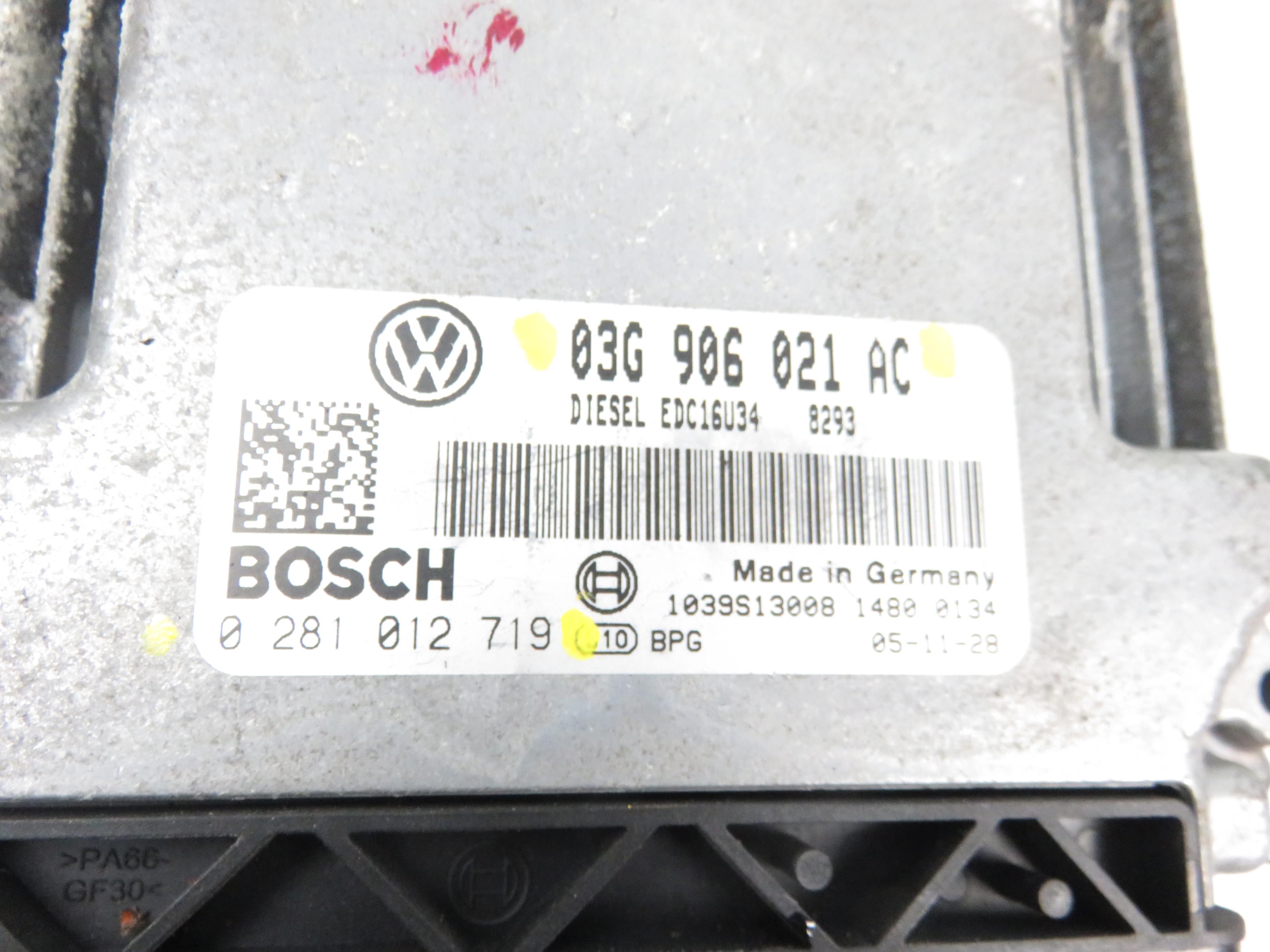 VOLKSWAGEN Passat B6 (2005-2010) Блок управления 03G906021AC,0281012719 21930432