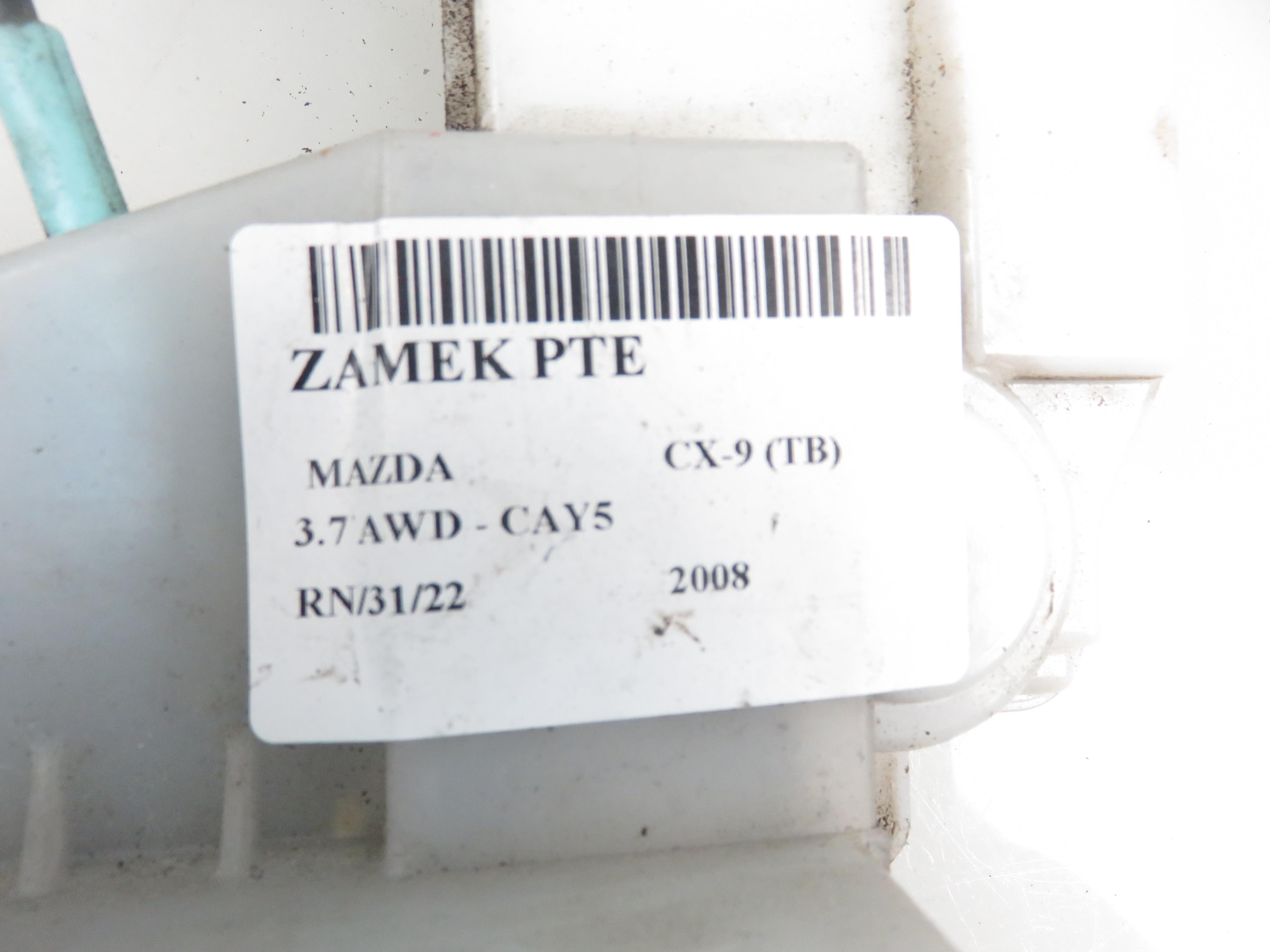 MAZDA CX-9 1 generation (2007-2015) Bakre høyre dørlås Y18TR1 17796268