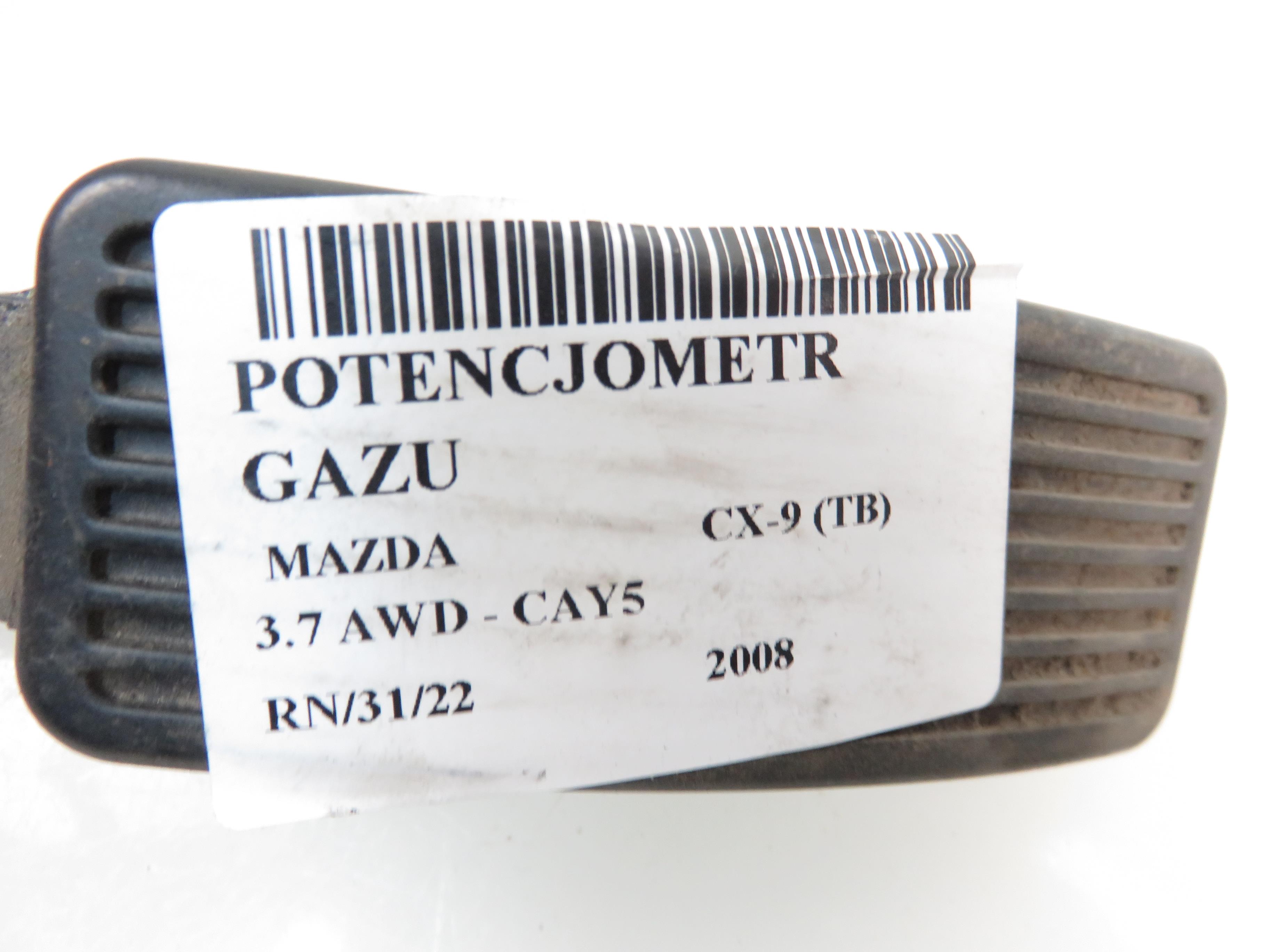 MAZDA CX-9 1 generation (2007-2015) Gaspedal 7T439F836AC 17796276