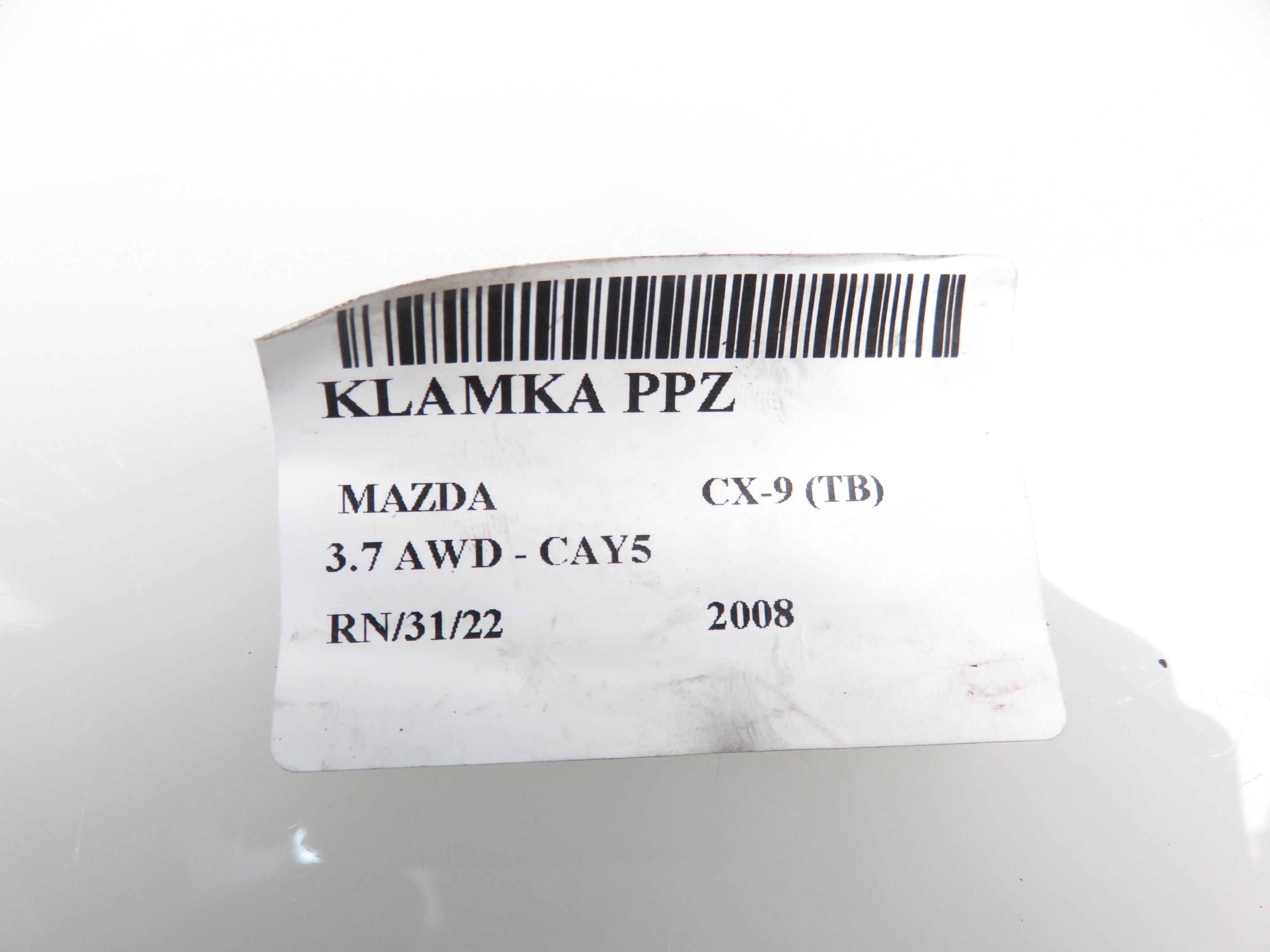 MAZDA CX-9 1 generation (2007-2015) Front høyre dør utvendig håndtak 17796280