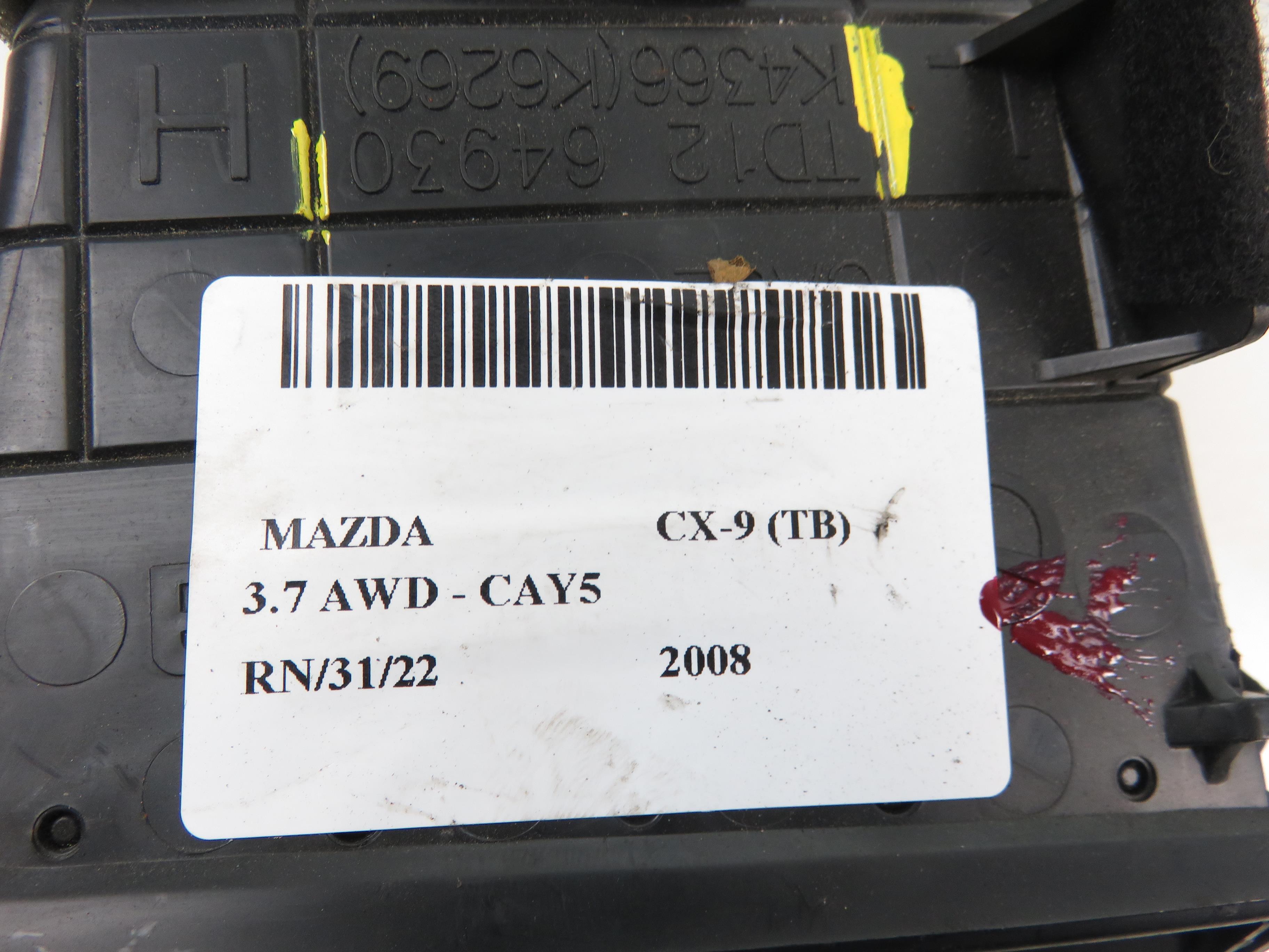 MAZDA CX-9 1 generation (2007-2015) Luftventiler på instrumentbrädan TD1264930 17796307